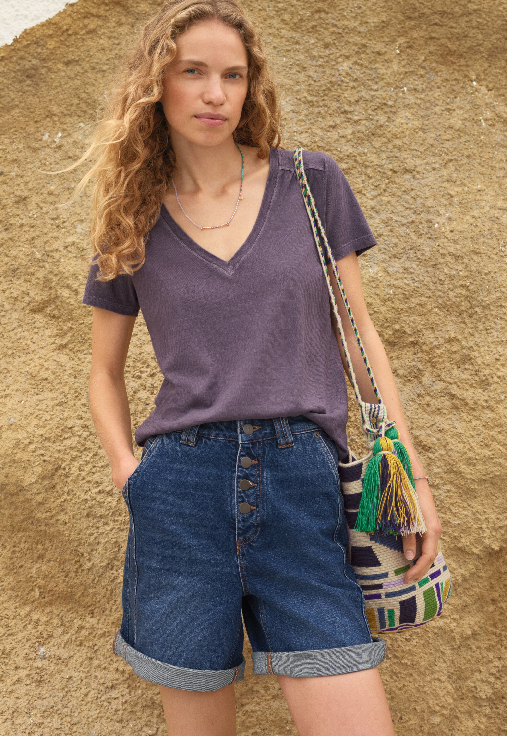 Shorts aus Denim