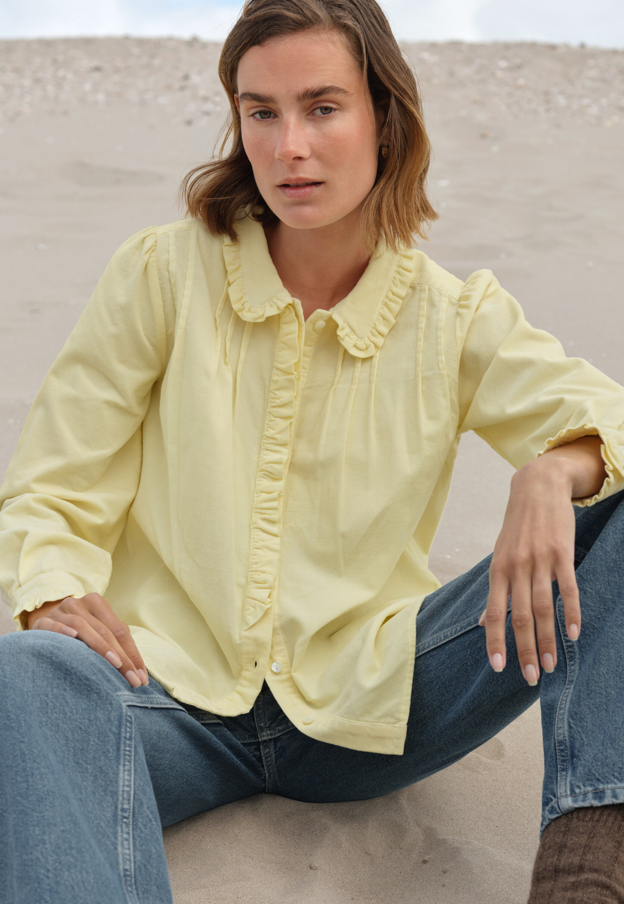 Bestickte Bluse