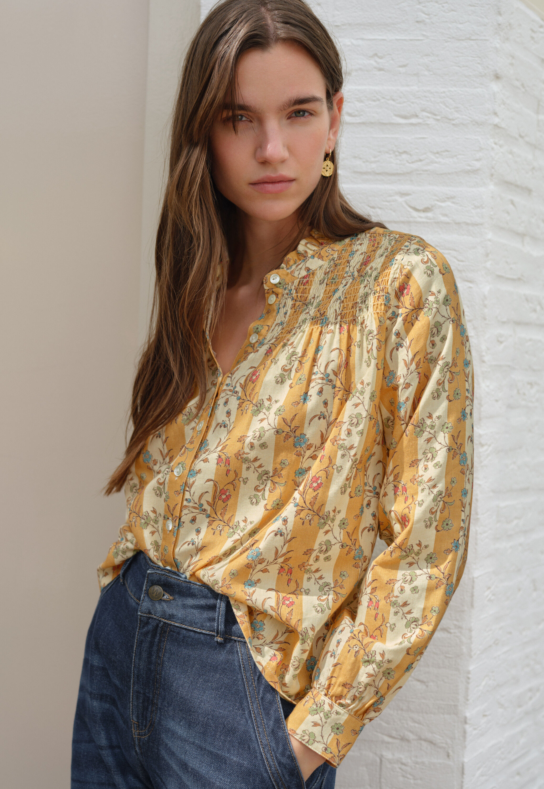 Print-Bluse