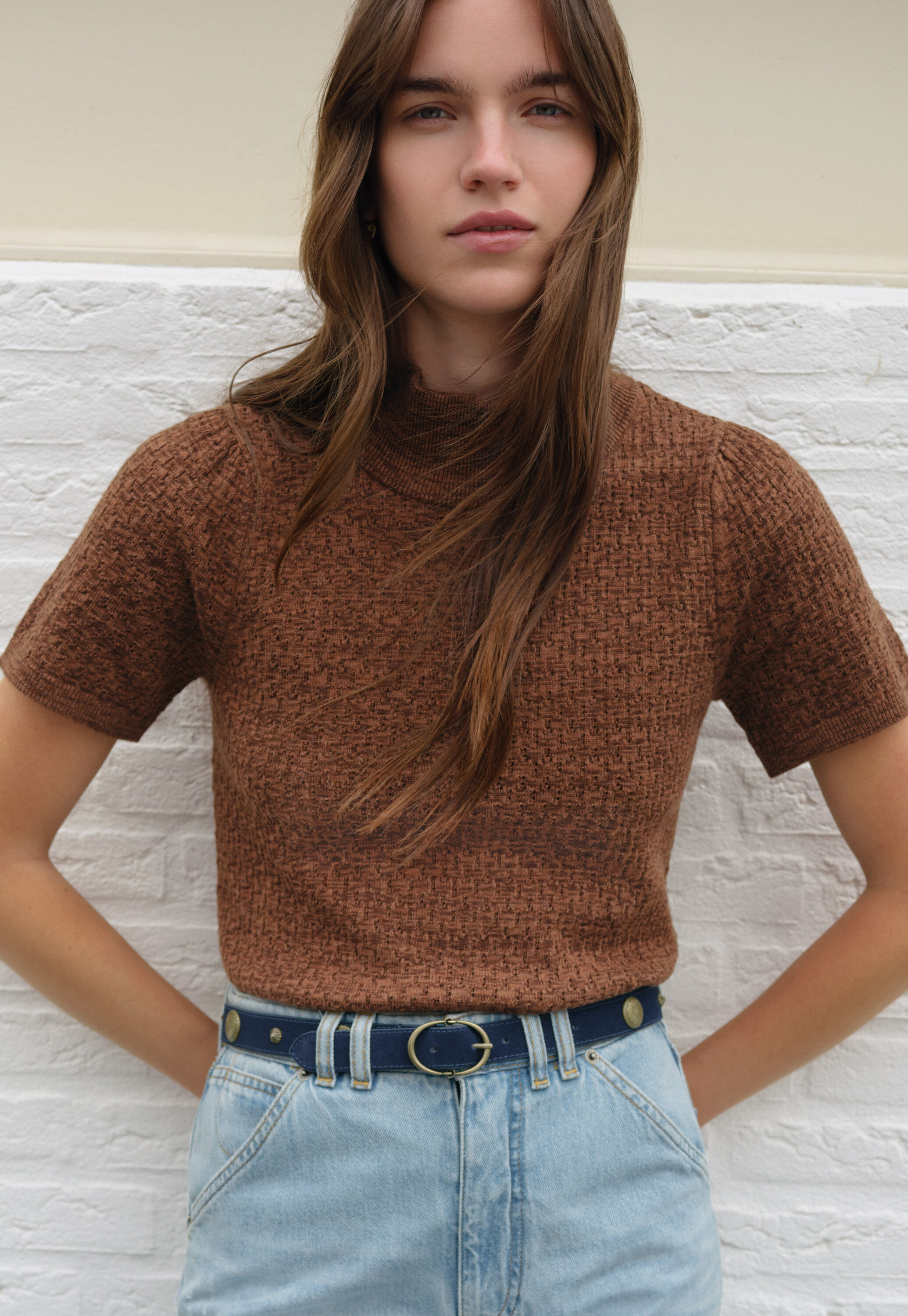 Pointelle-Pullover