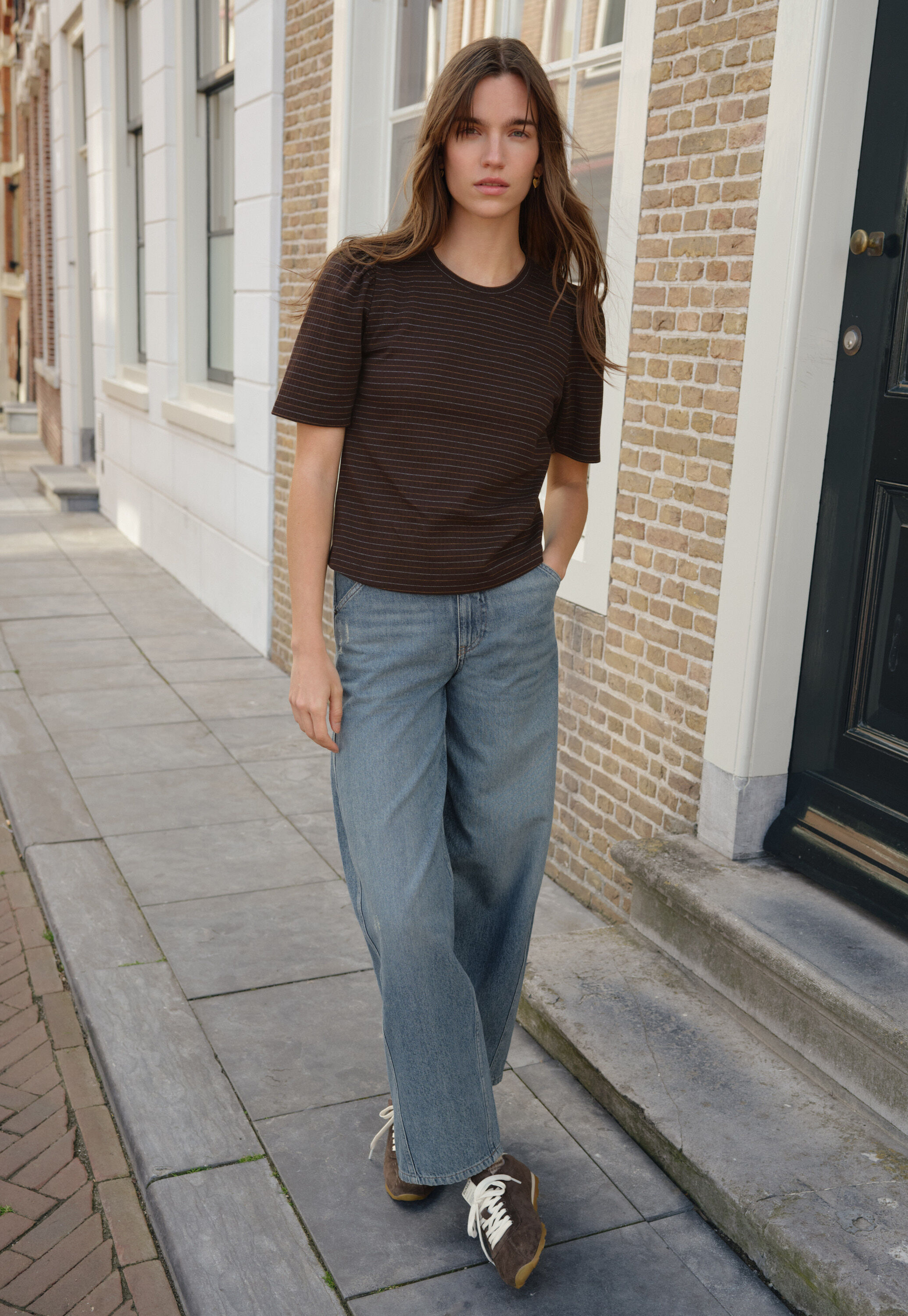 Cardigan mit Waffelmuster