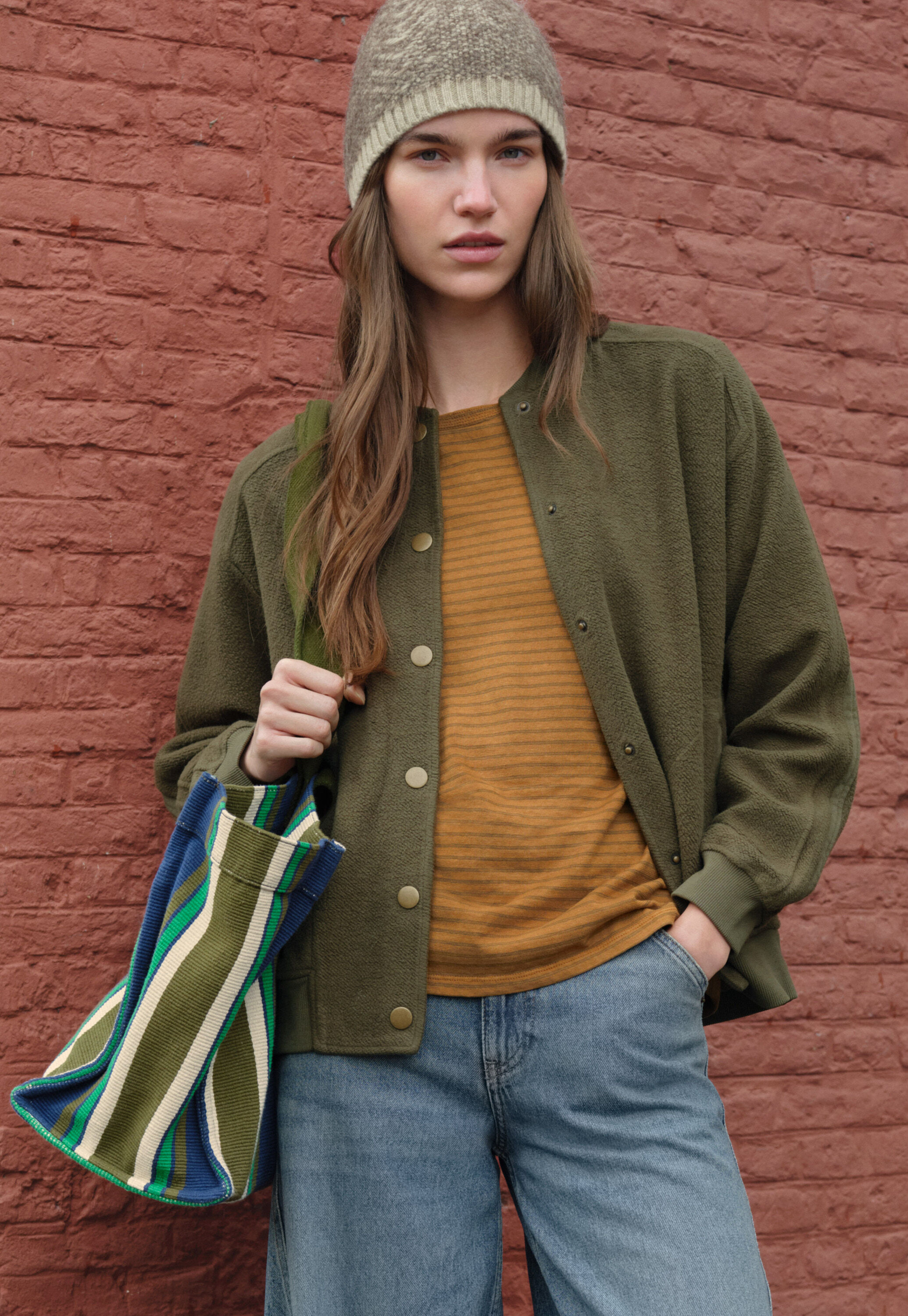 Jersey-Jacke