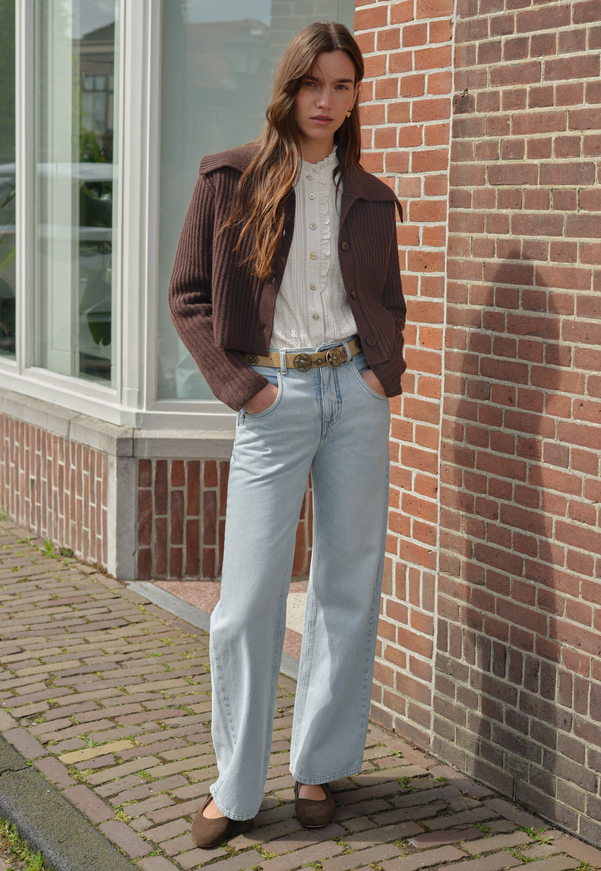 Jeans mit geradem Bein
