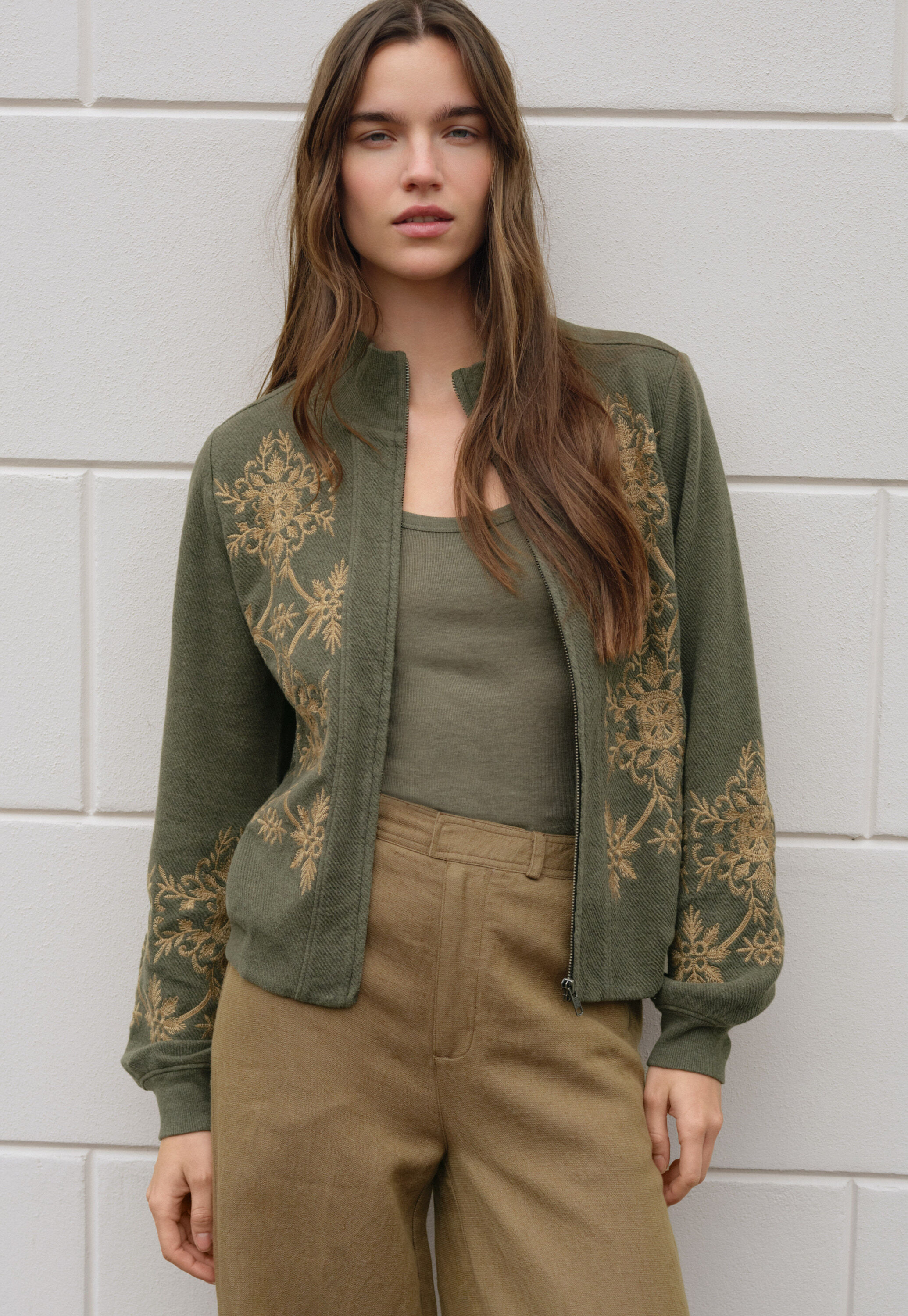 Cardigan mit Waffelmuster
