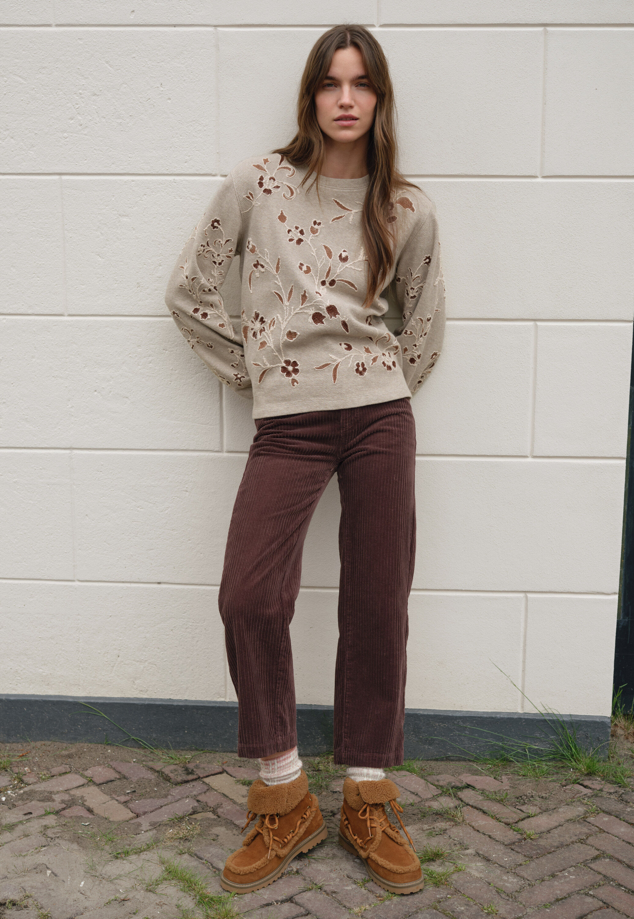 Cardigan mit Waffelmuster
