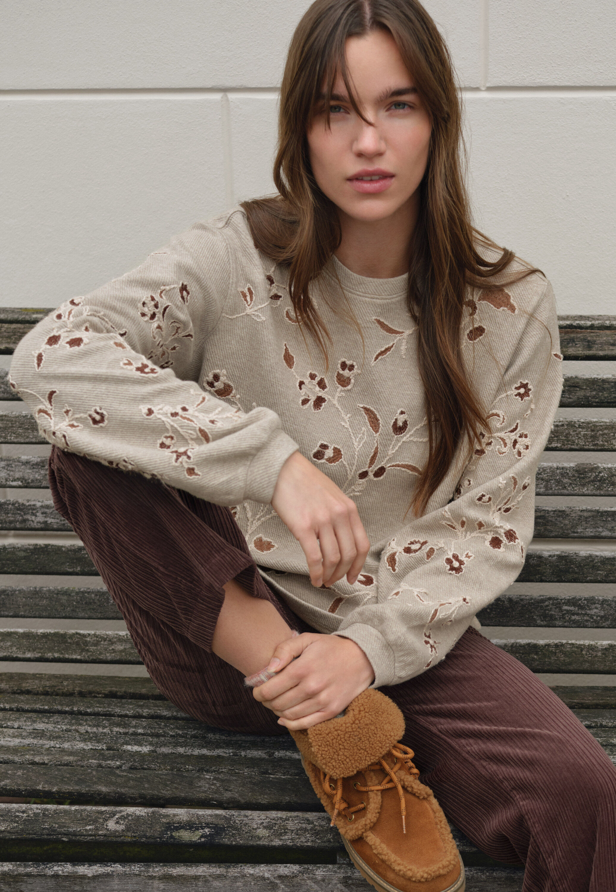 Cardigan mit Waffelmuster