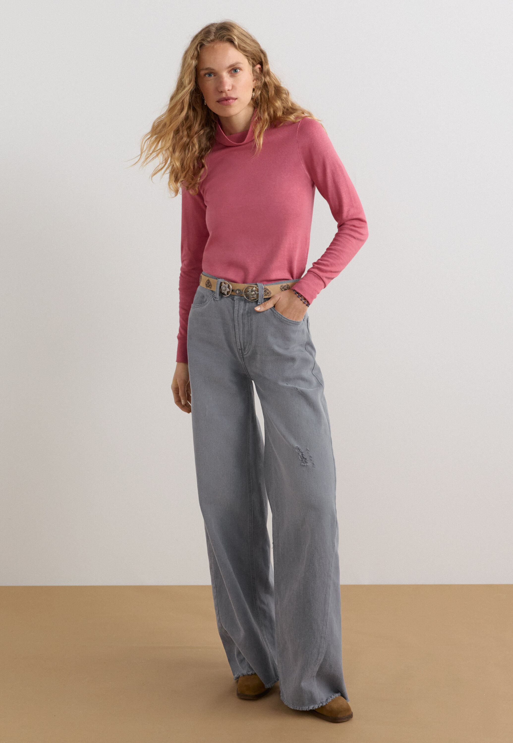 Rollkragentop, Rauchiges Ros&eacute;, large