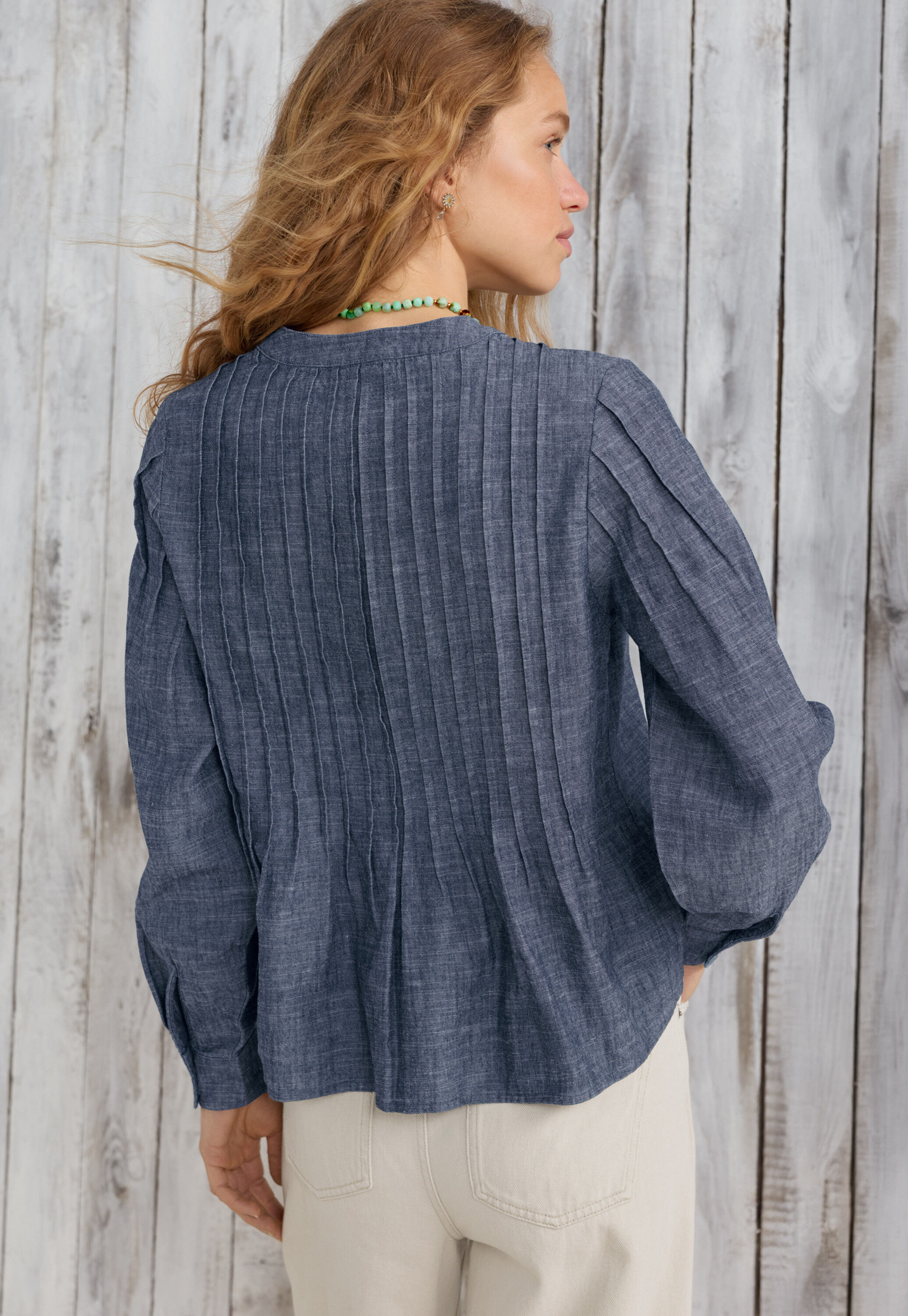 Zopfmuster-Pullover