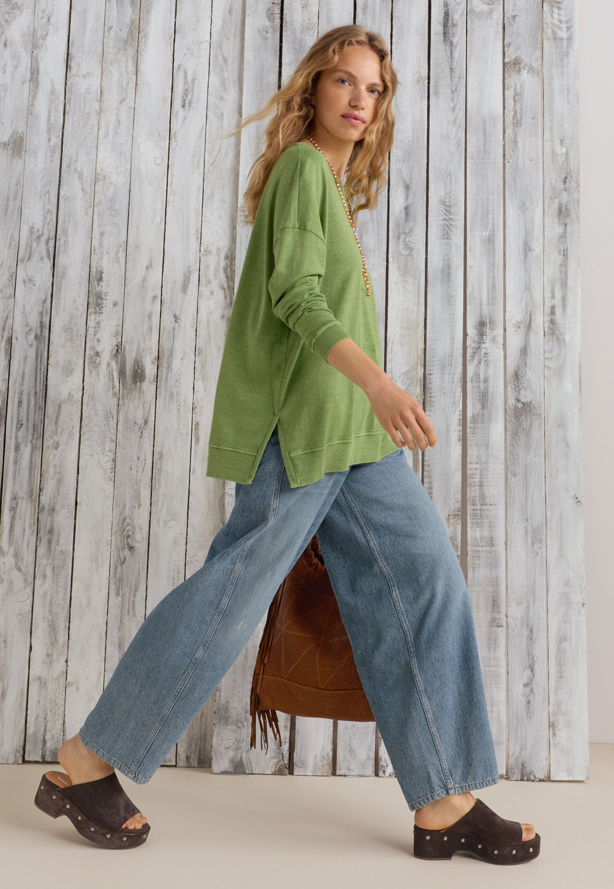 Jeans mit Nahtdetails
