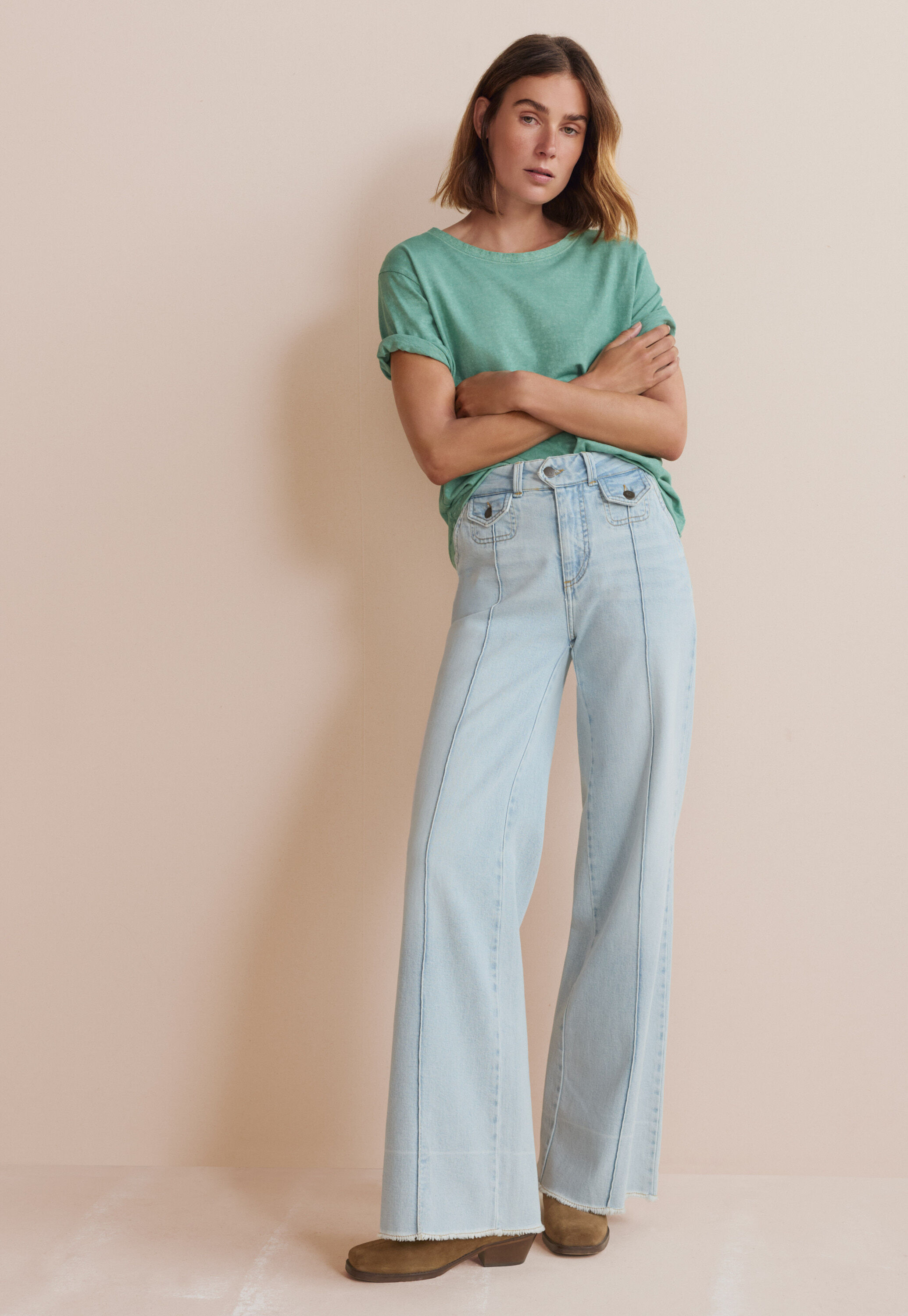 Bootcut Jeans, Blasses Vintage, large