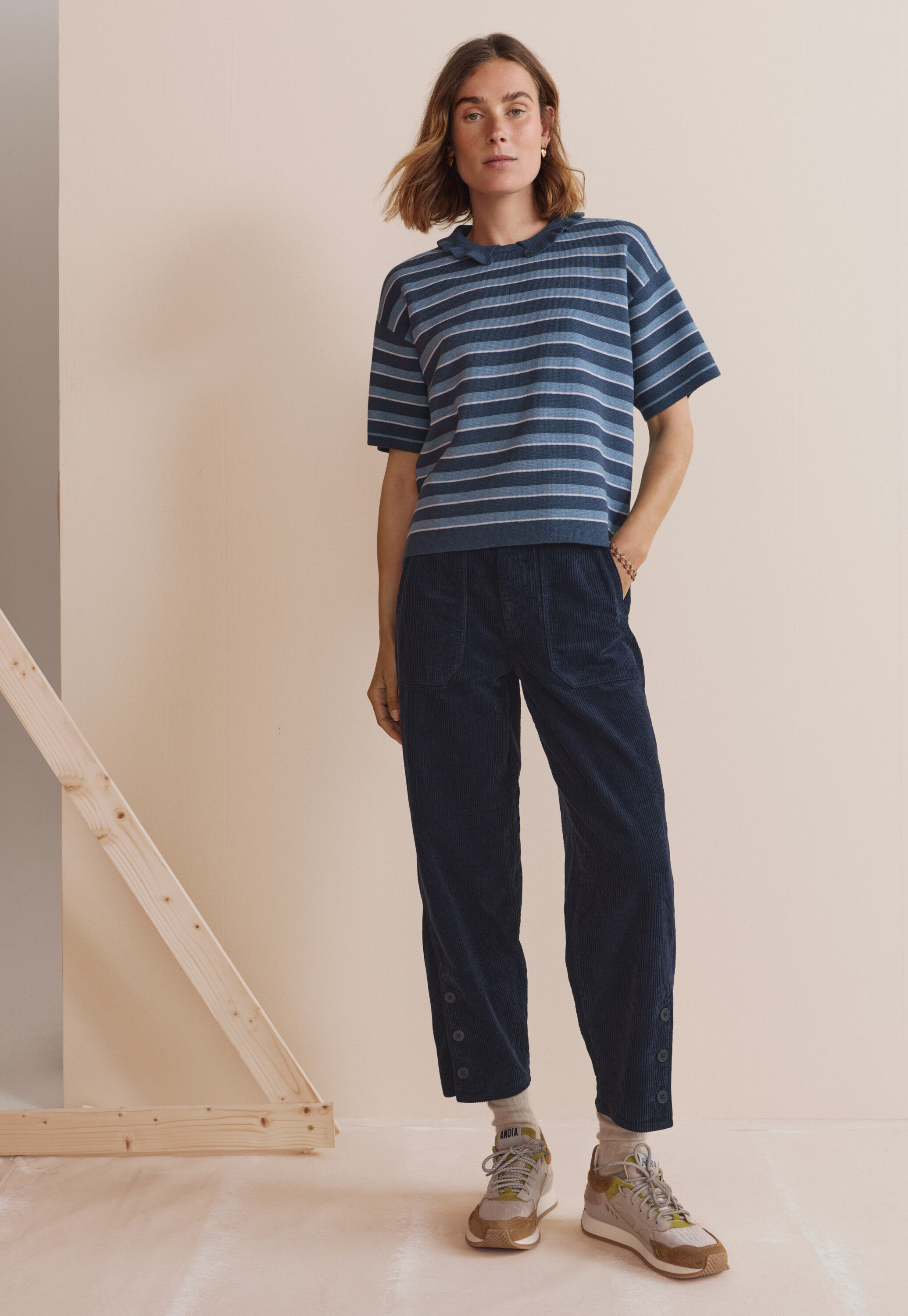 Cardigan mit Waffelmuster