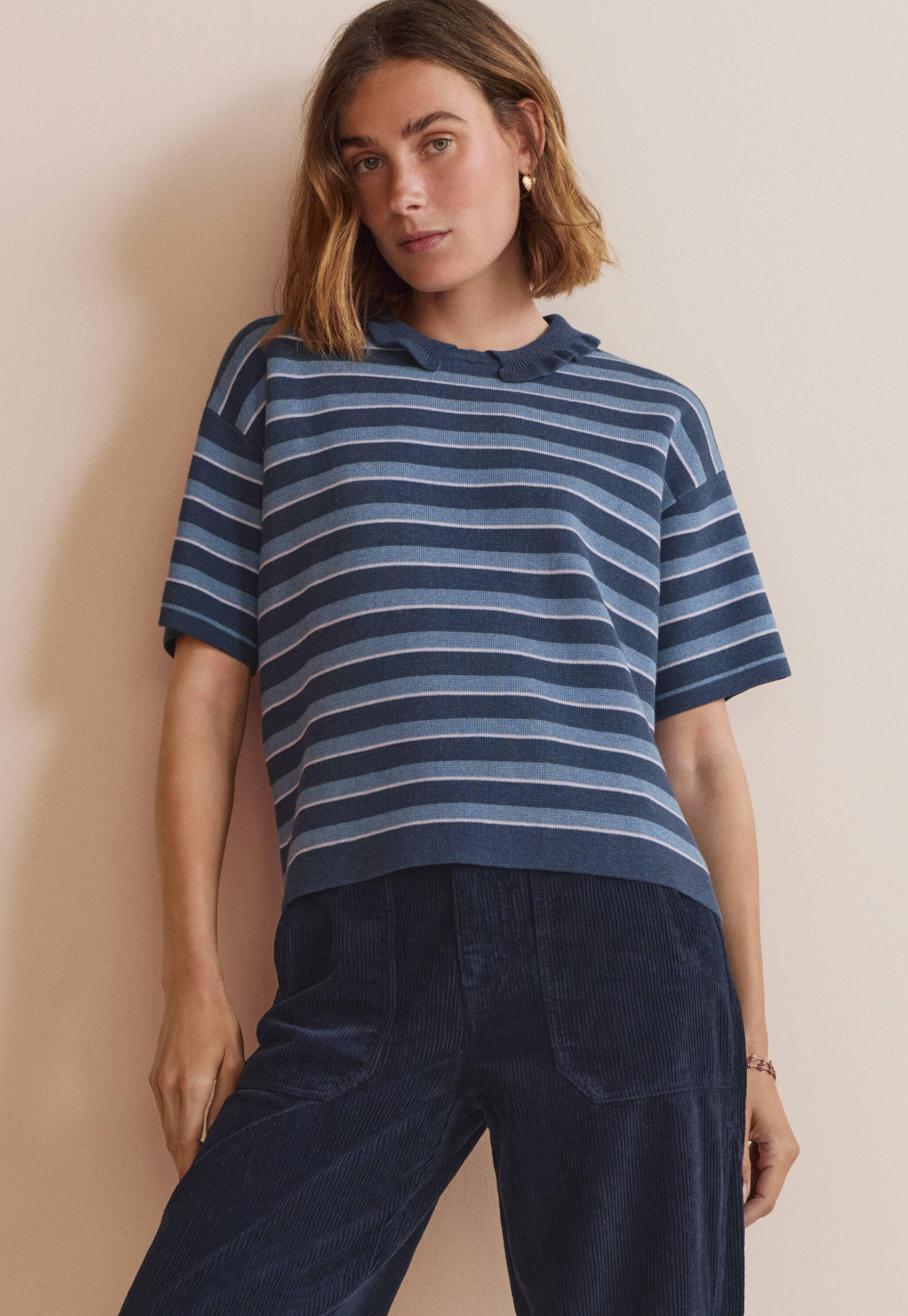 Cardigan mit Waffelmuster