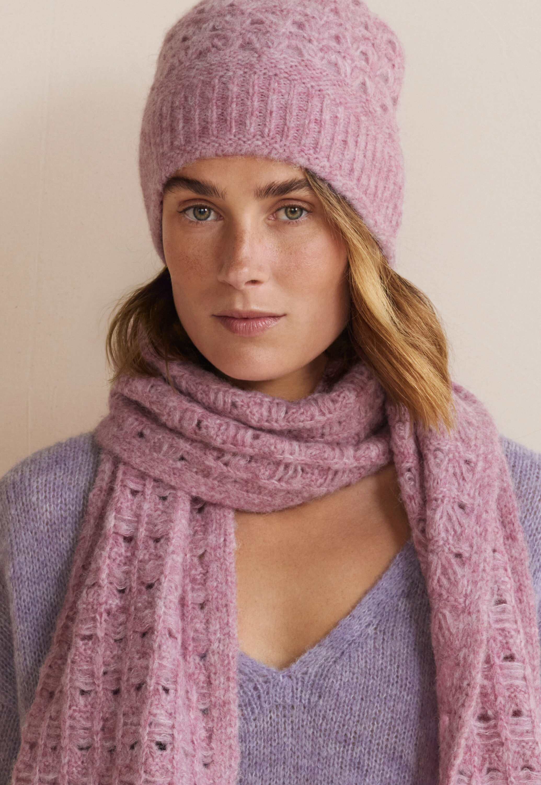 Cardigan mit Waffelmuster