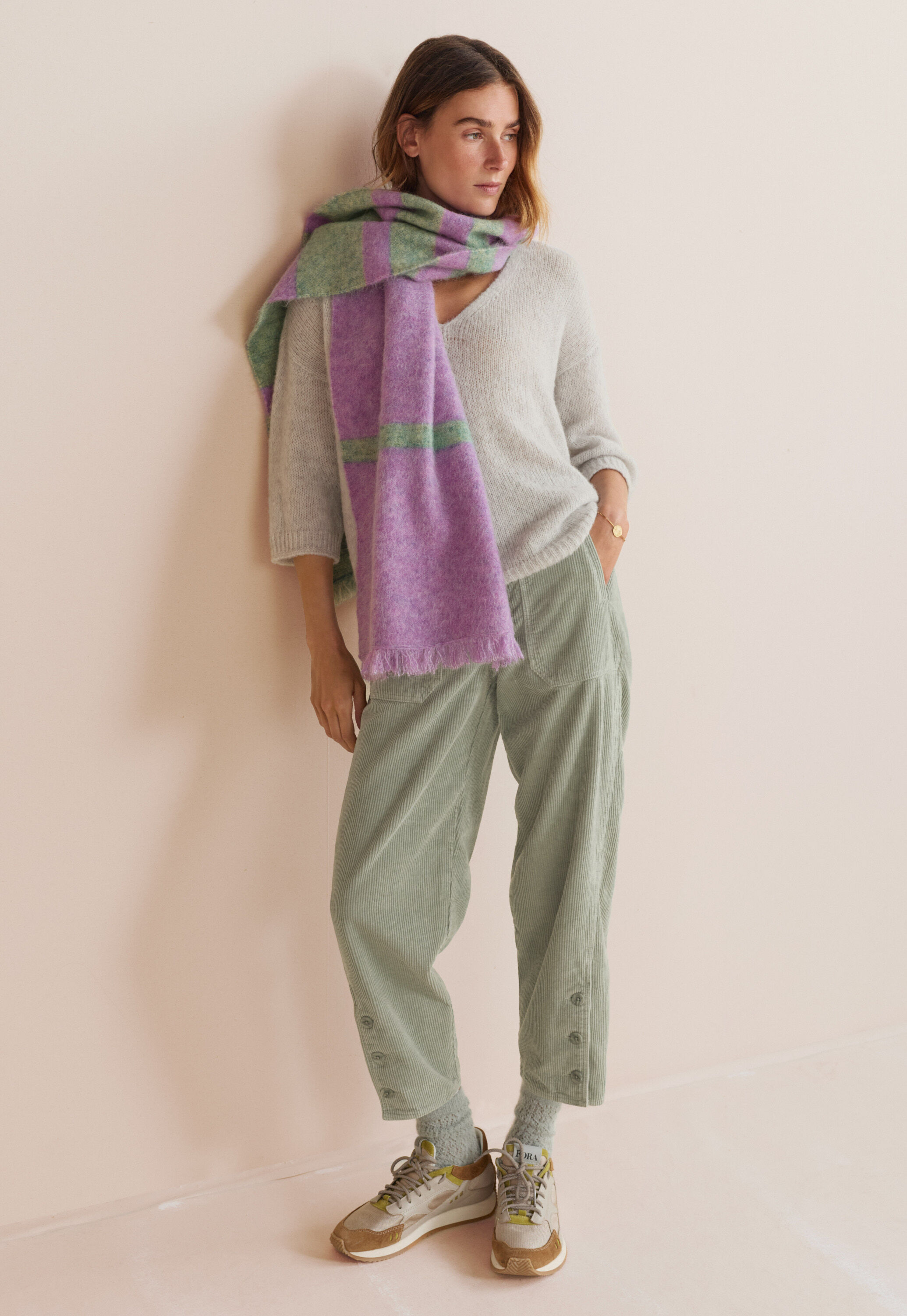 Cardigan mit Waffelmuster