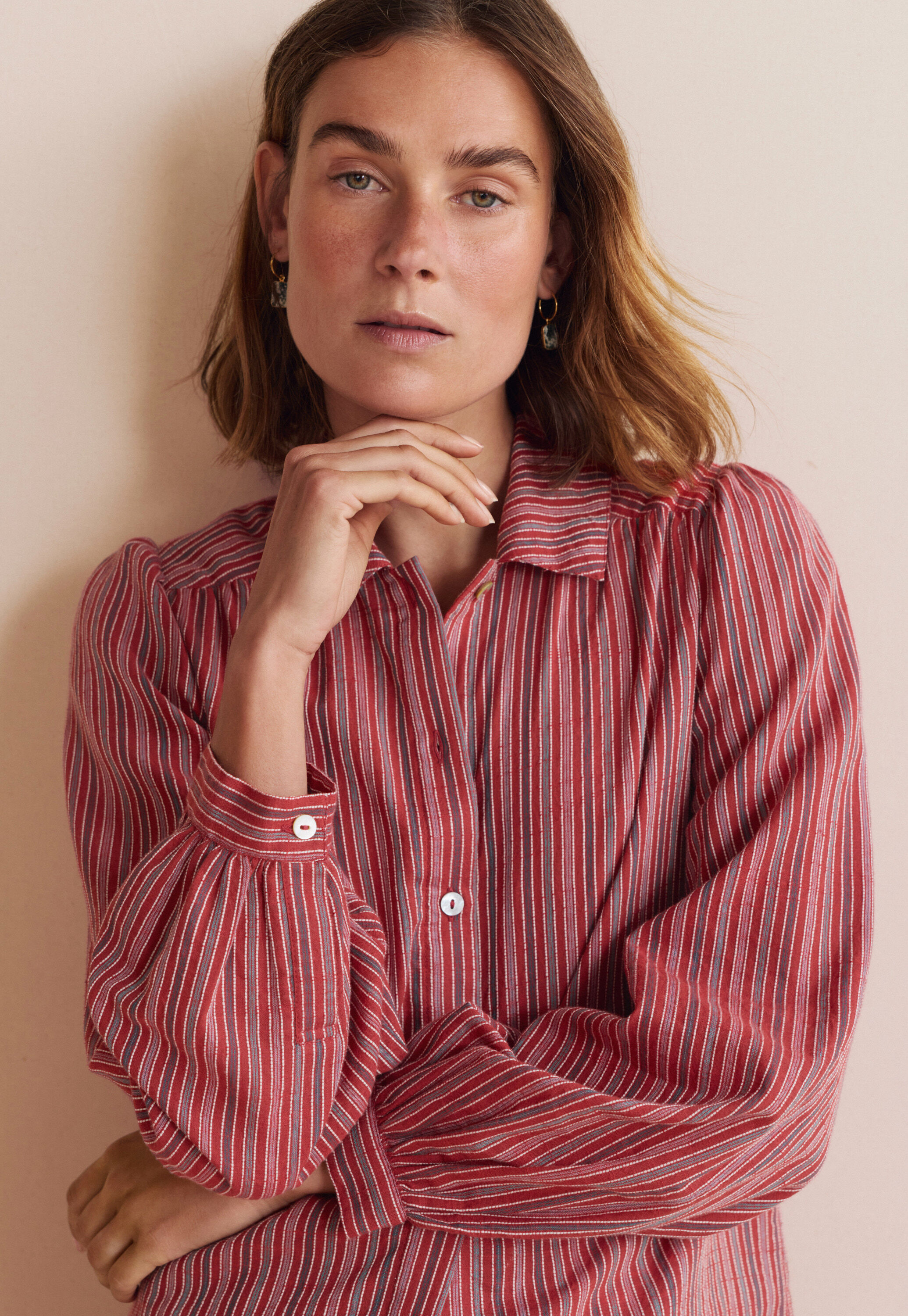 Cardigan mit Waffelmuster