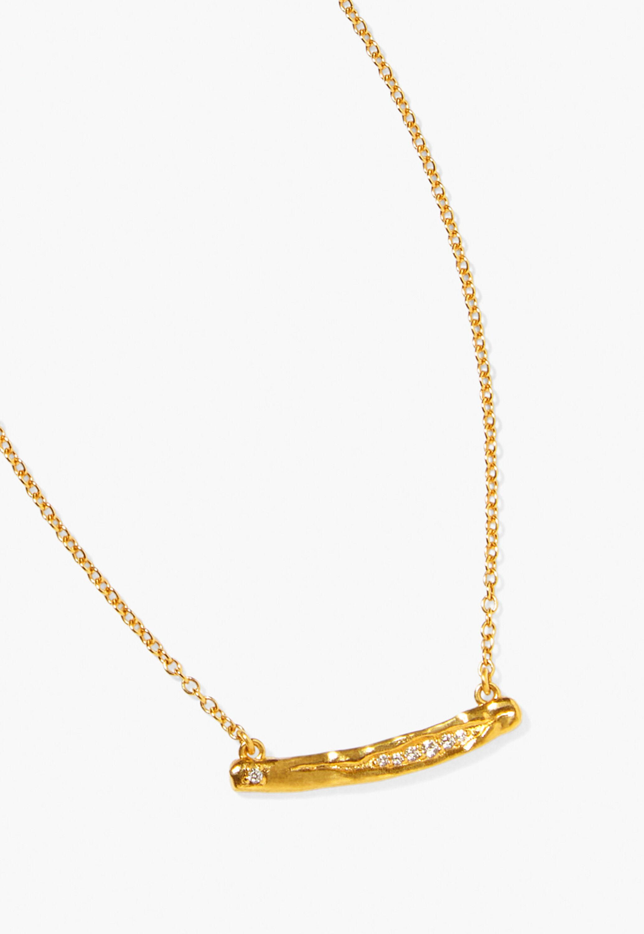 Stab-Halskette, Gold, large
