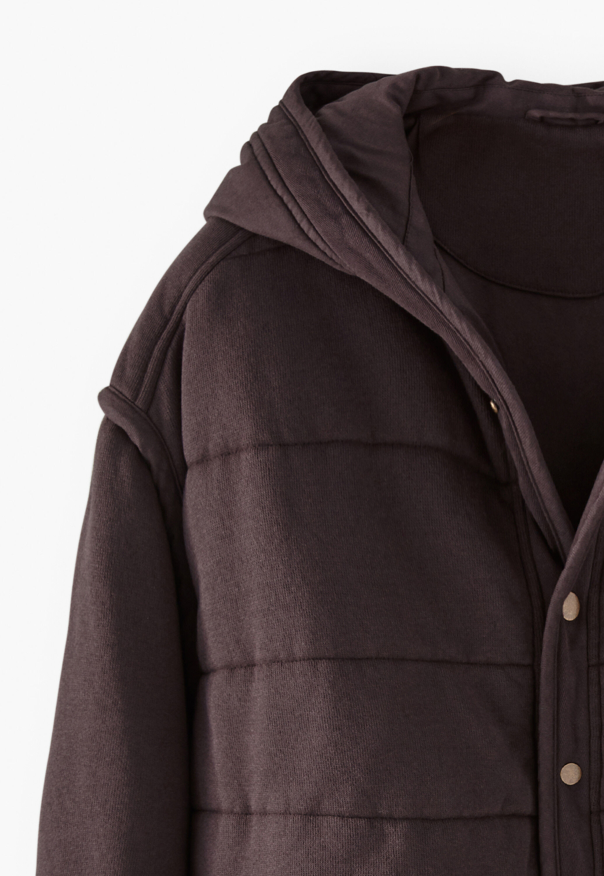 Gesteppte Jacke, Espresso, large