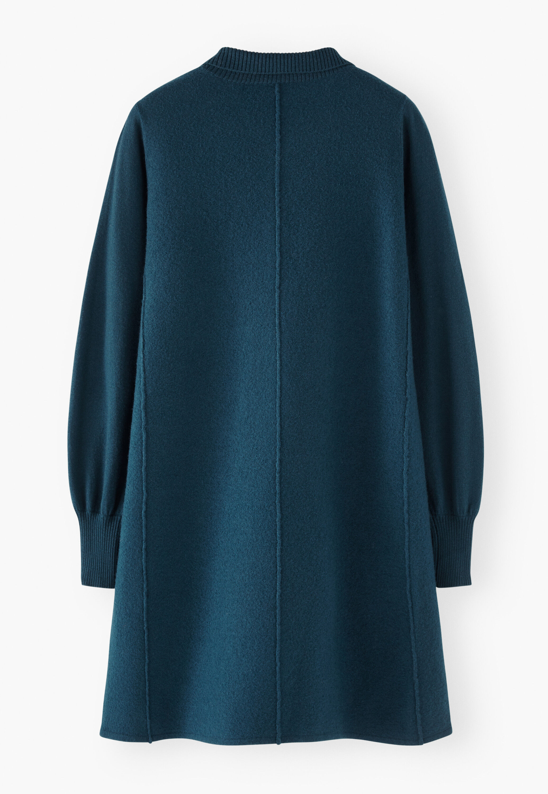 Kurzes Kleid mit Kragen, Petrol, large