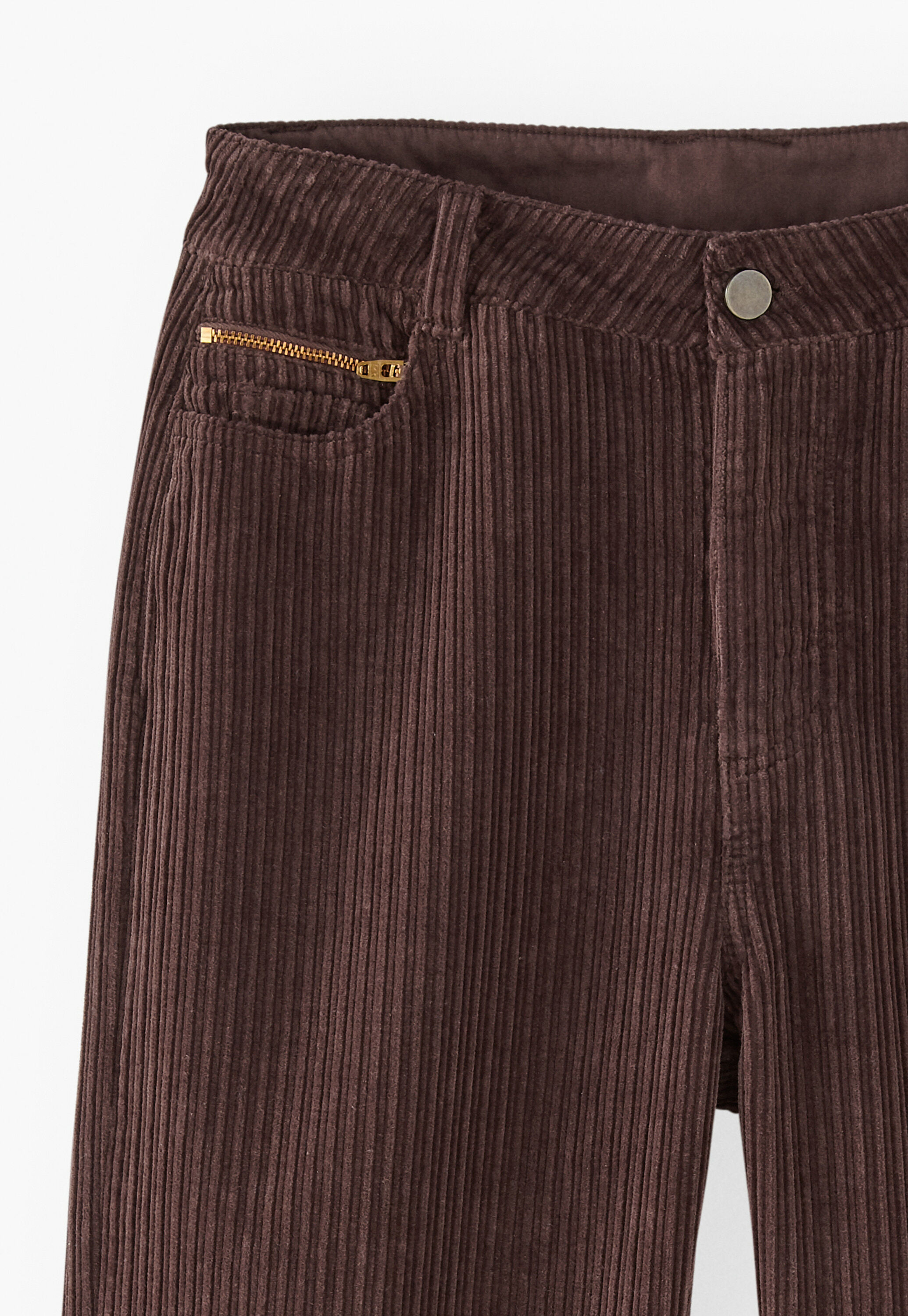 Cropped-Cordhose, Schokolade, large