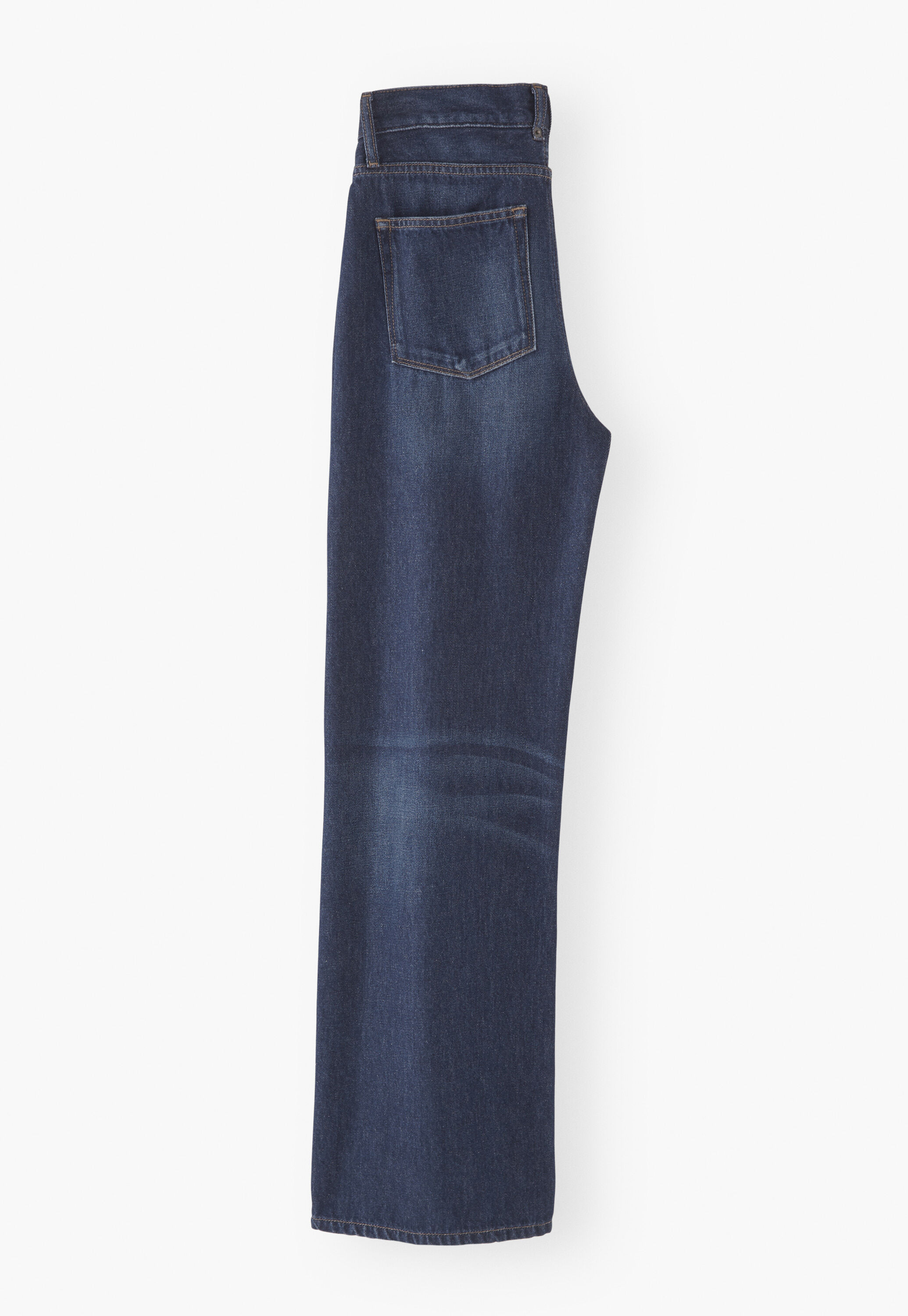 Jeans mit geradem Bein, Dunkle Waschung, large