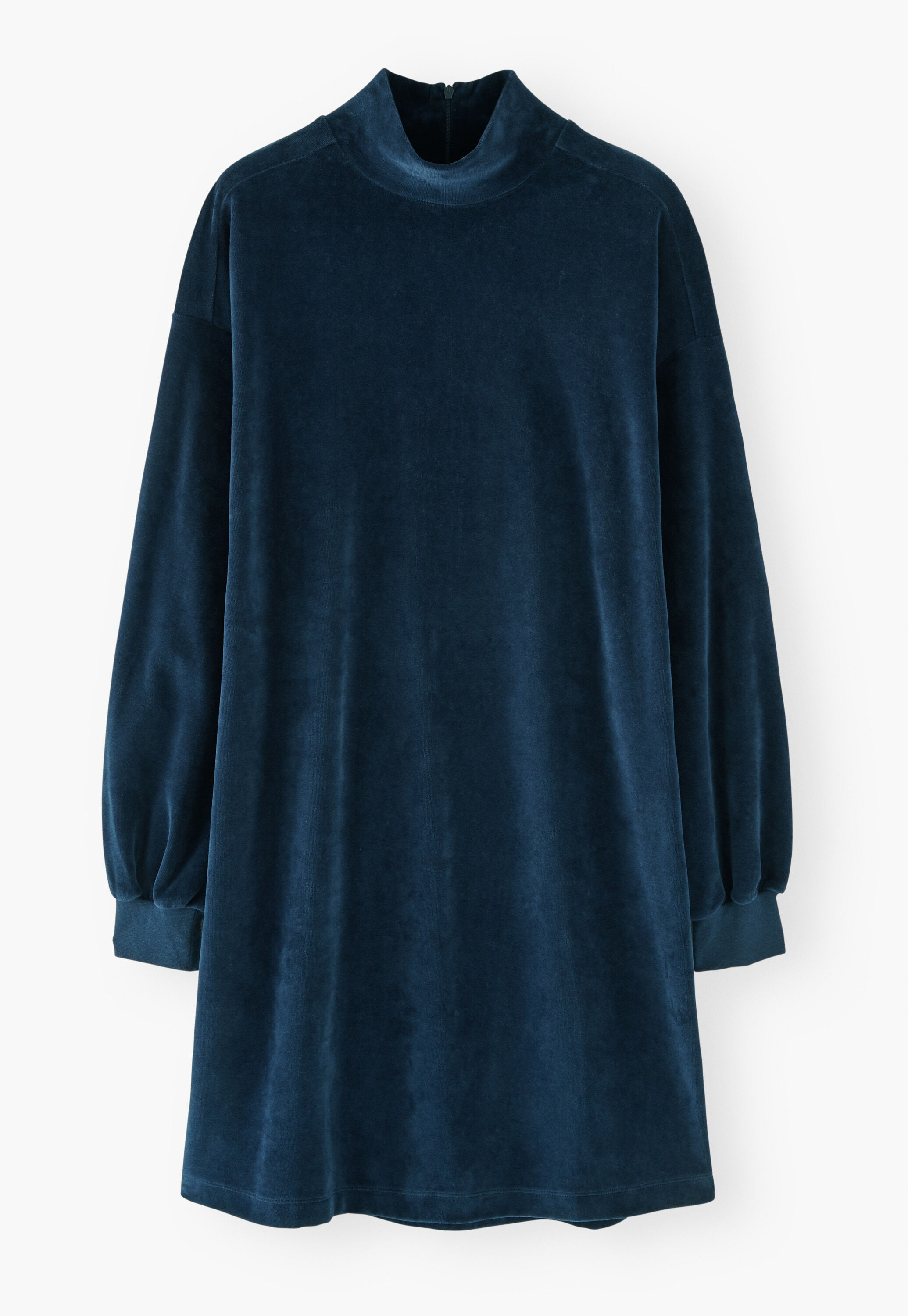 Sweatshirtkleid aus Jersey, Indigo, large