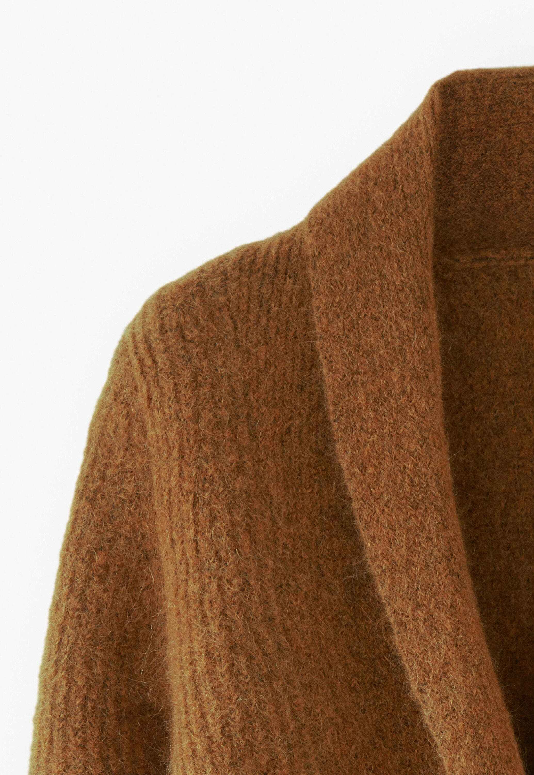 Cardigan mit Schalkragen, Gebranntes Orange, large