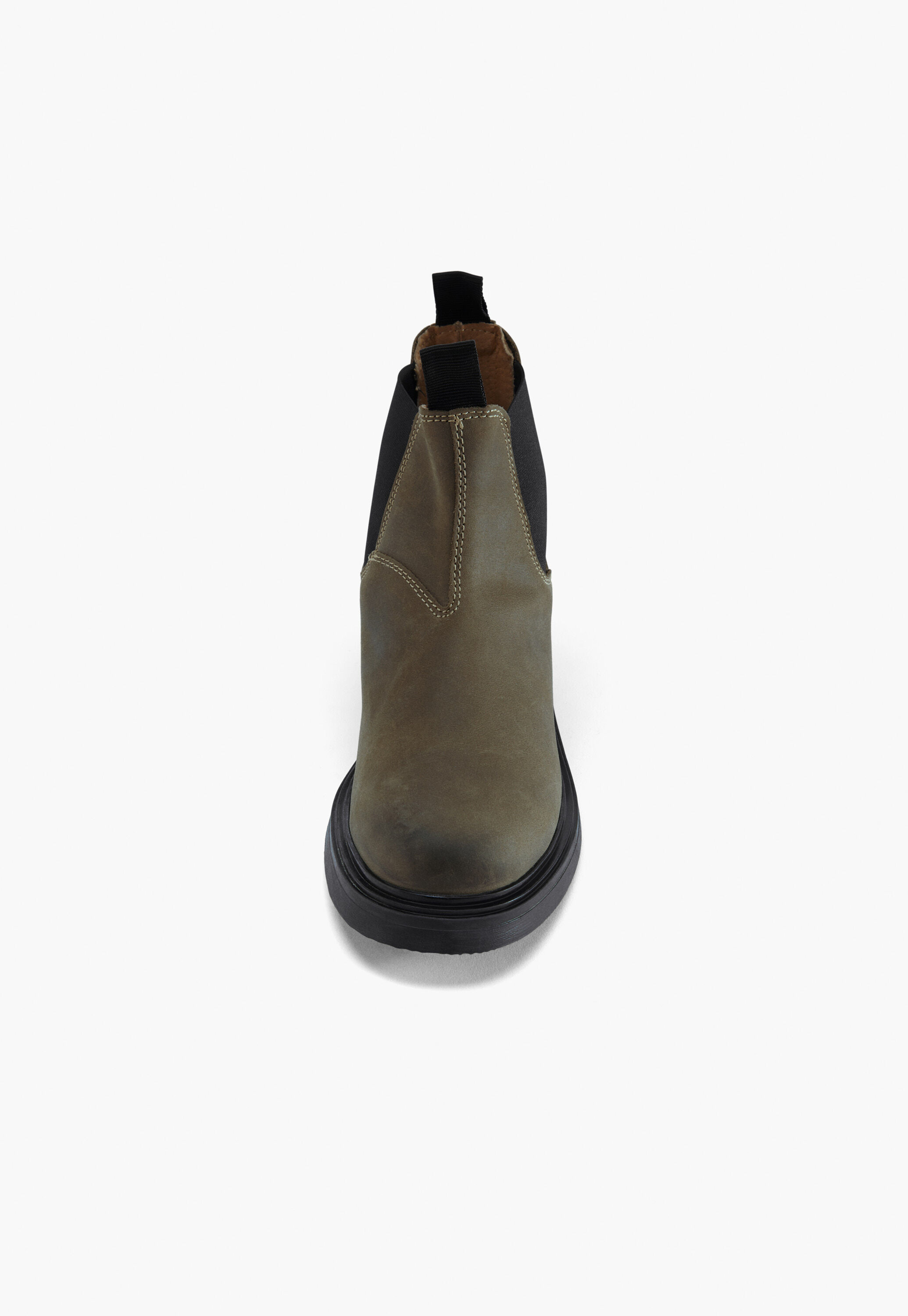 Robuste Chelsea Boots, Oliv, large