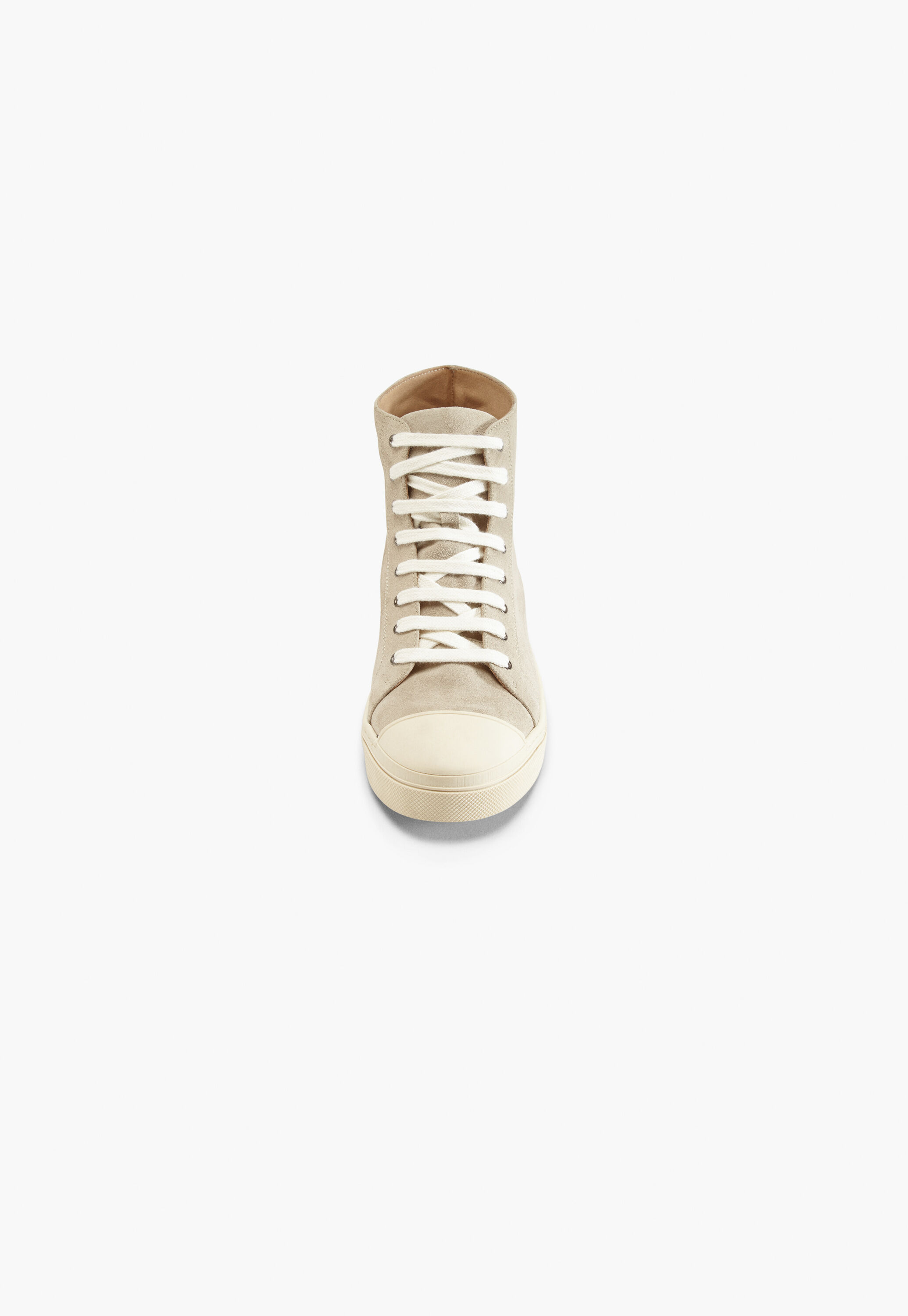 Hohe Sneaker, Tonbeige, large