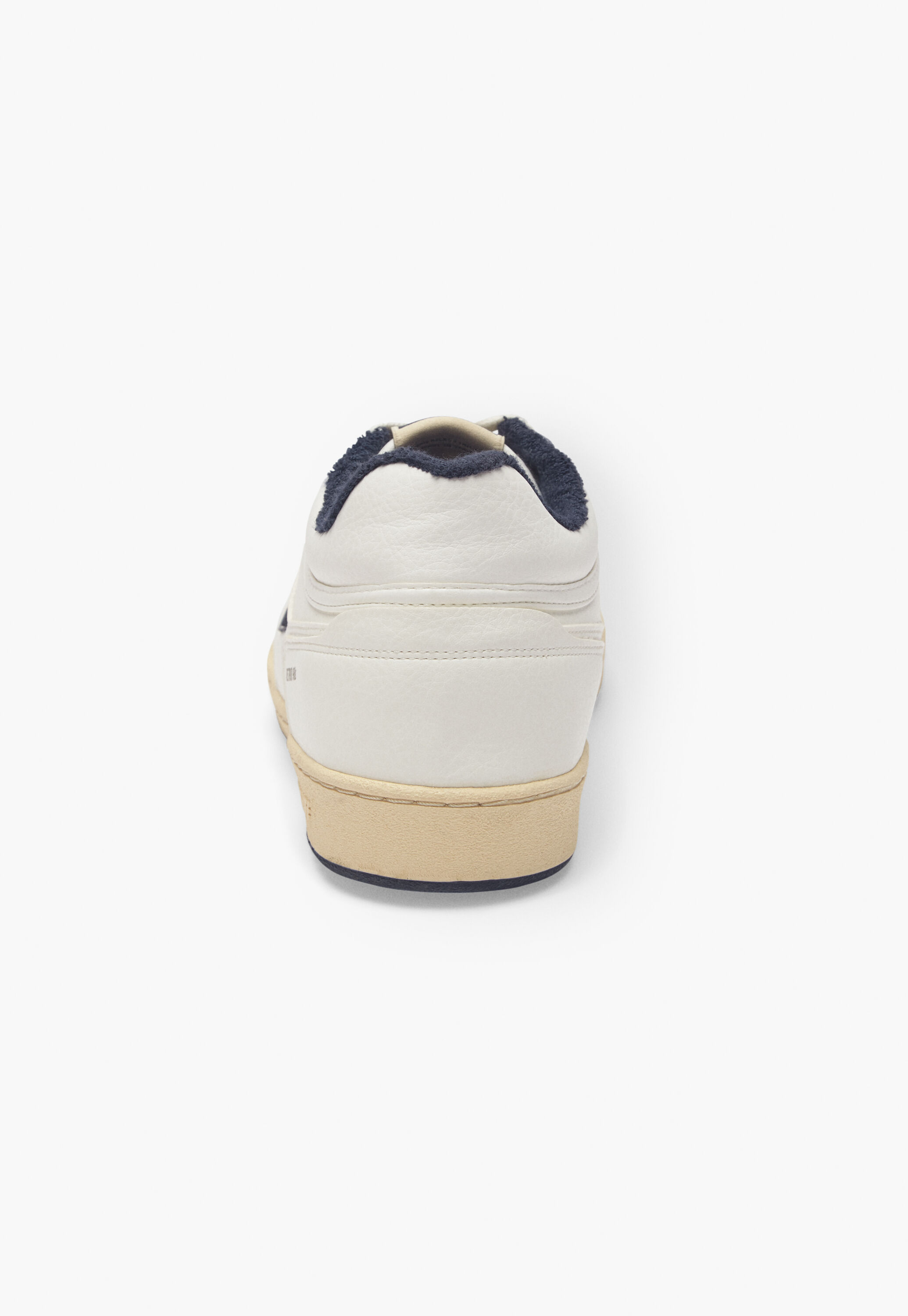 Schn&uuml;r-Sneaker, Wei&szlig;/Vanille/Navyblau, large