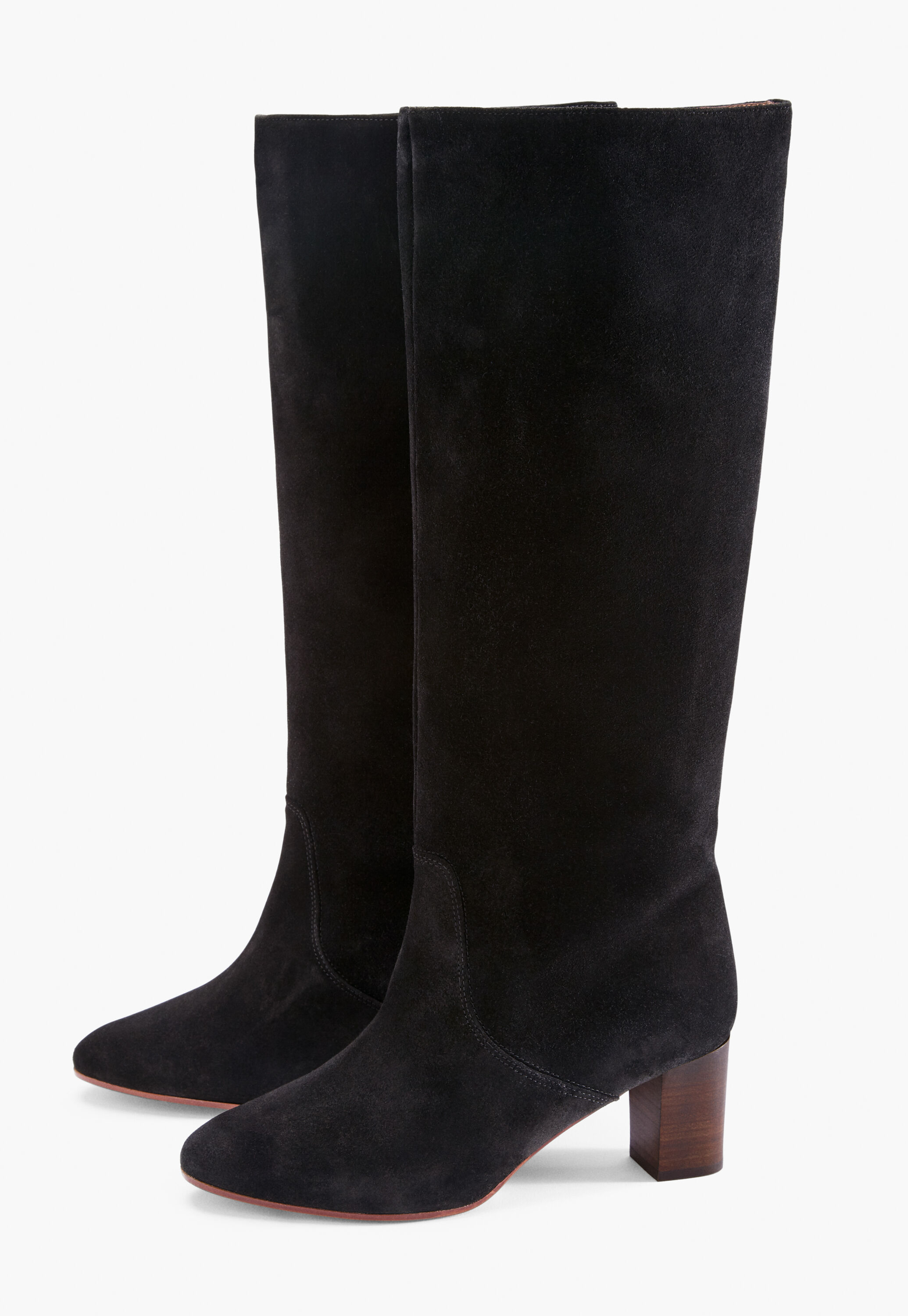 Lange Stiefel mit Absatz
