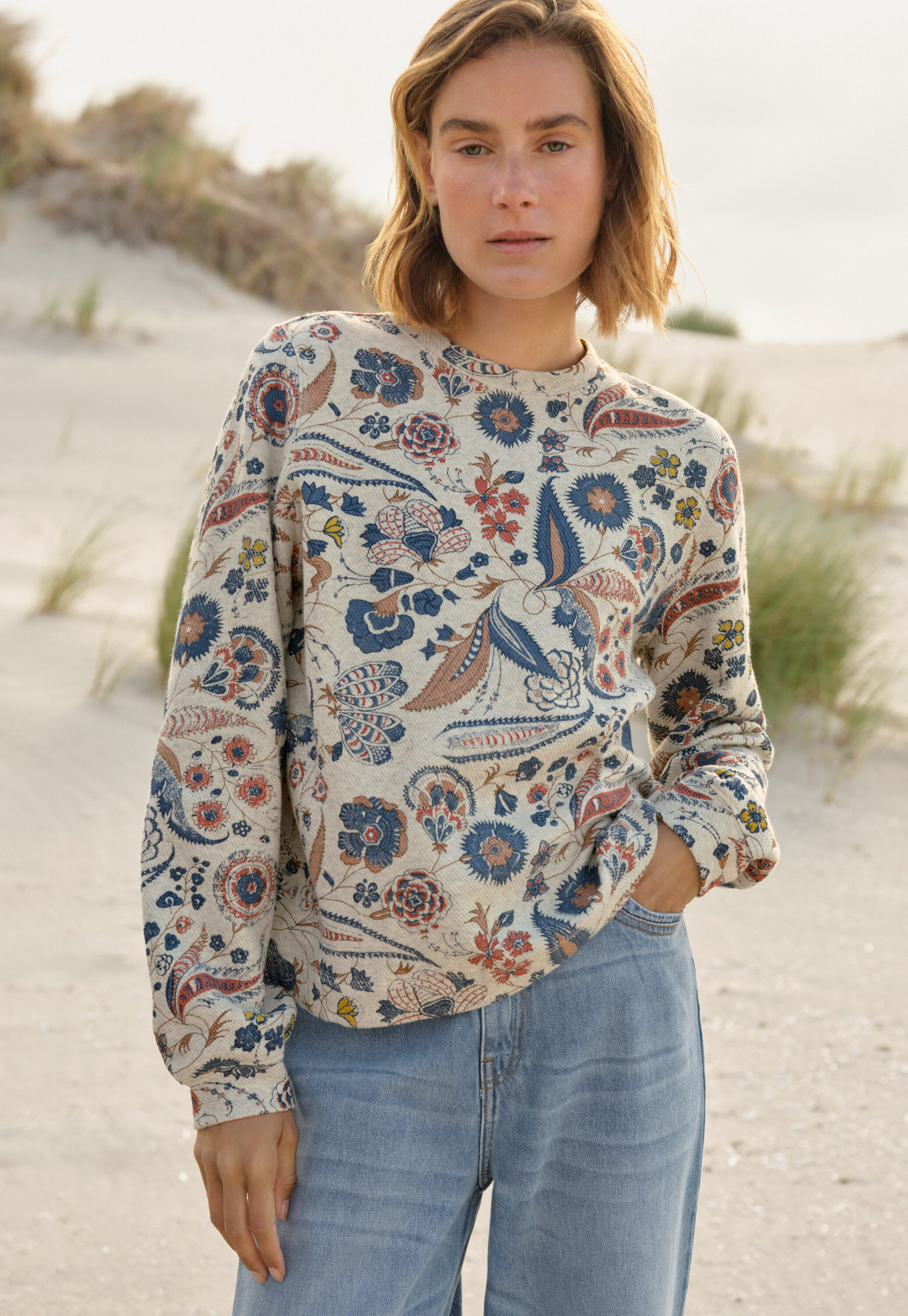 Bedrucktes Jersey-Sweatshirt