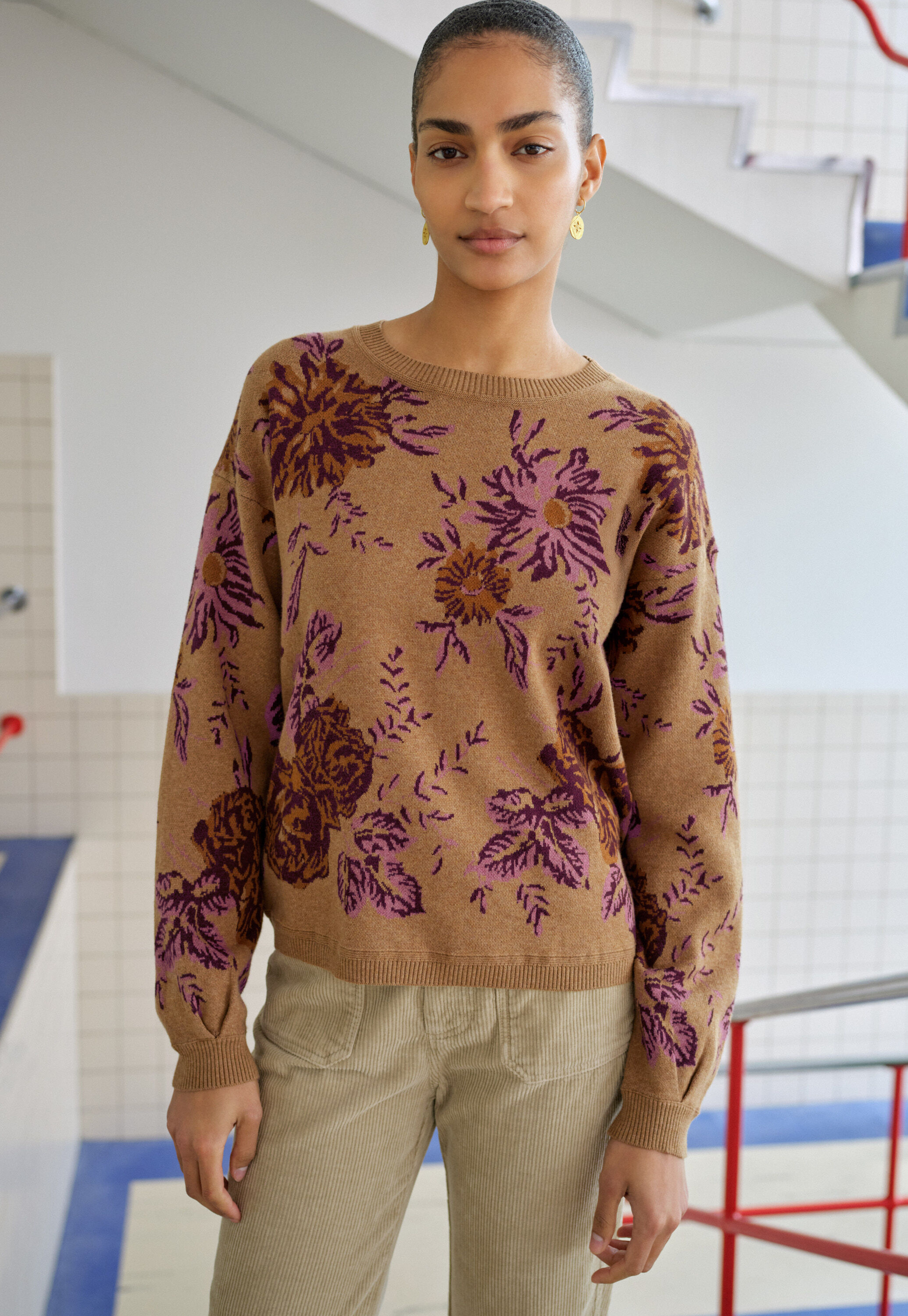Jacquard-Pullover