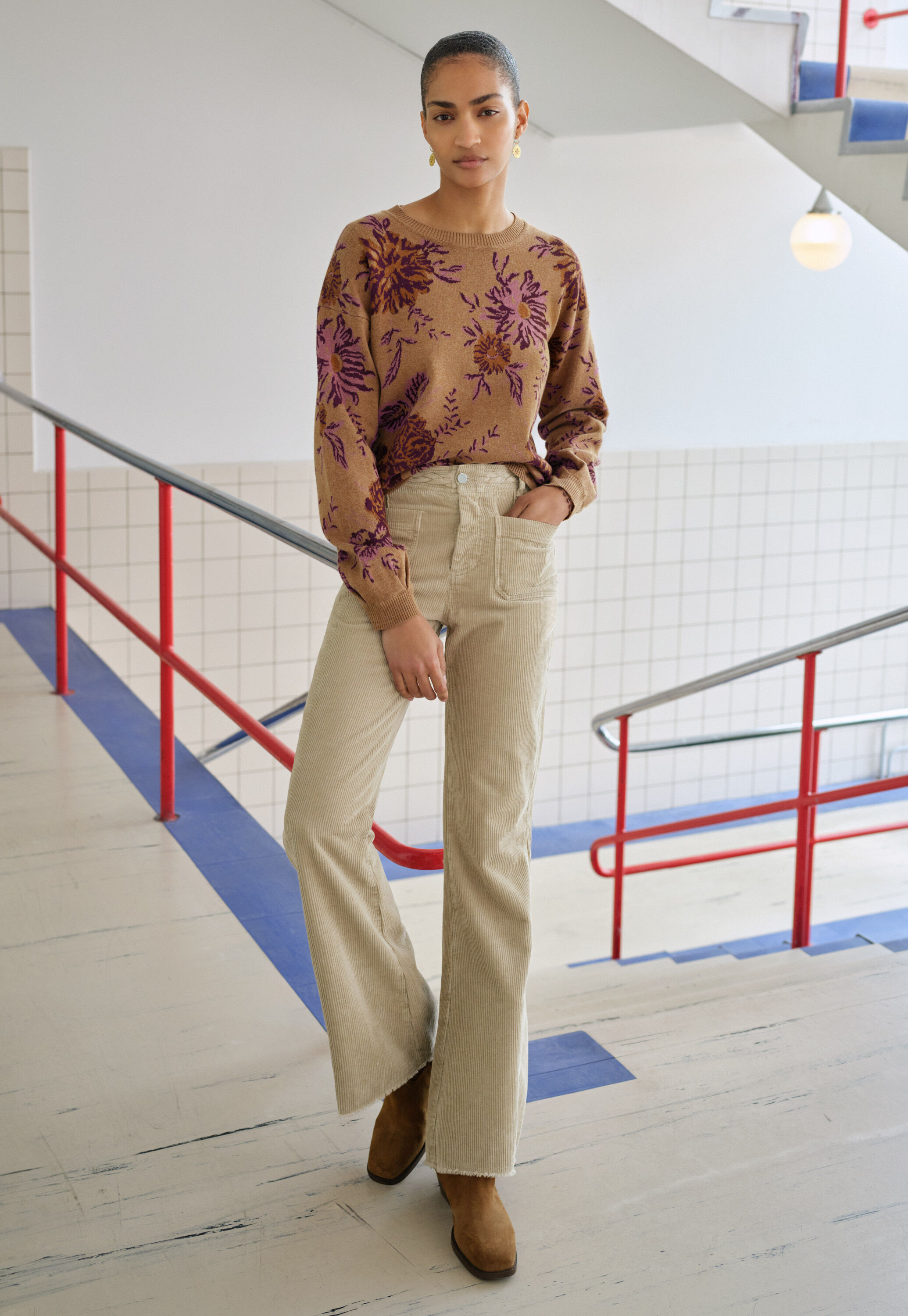 Jacquard-Pullover