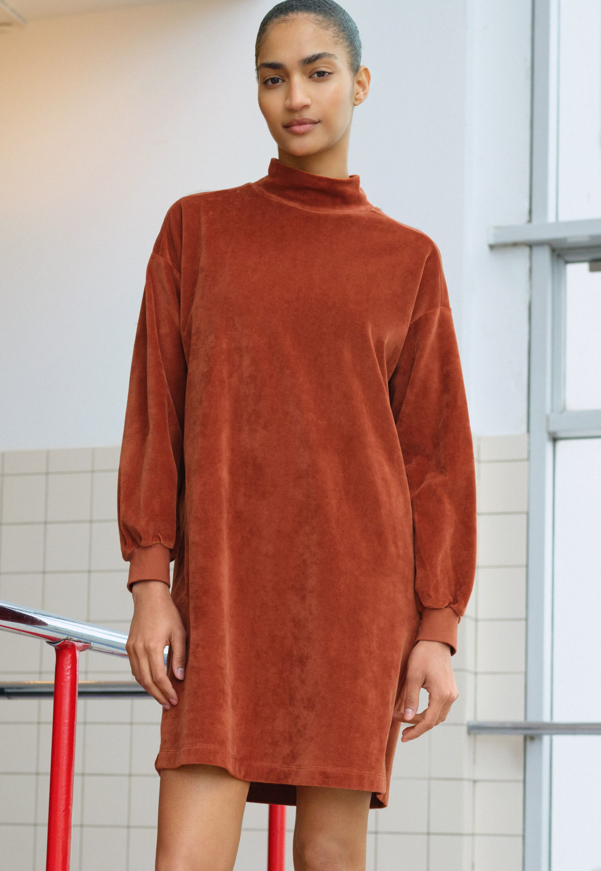 Sweatshirtkleid aus Jersey