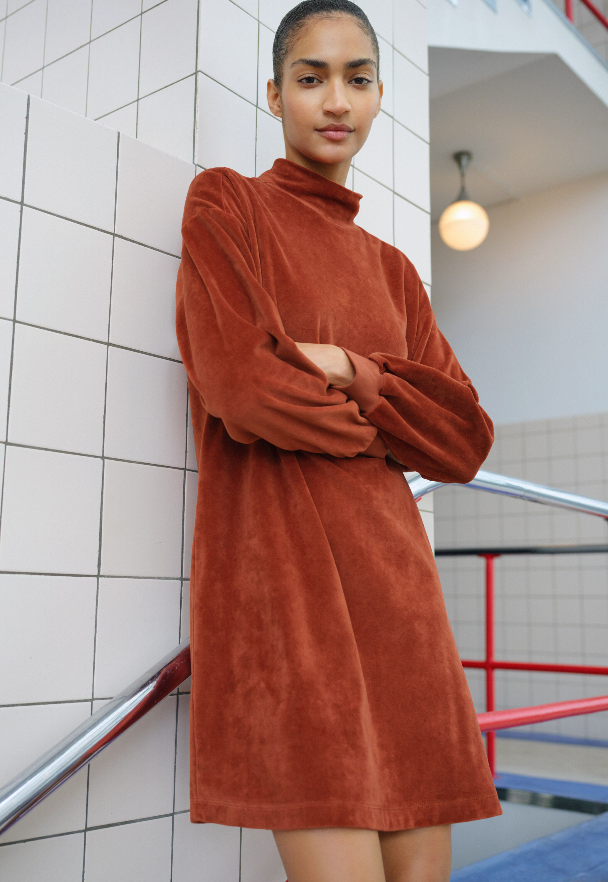 Sweatshirtkleid aus Jersey