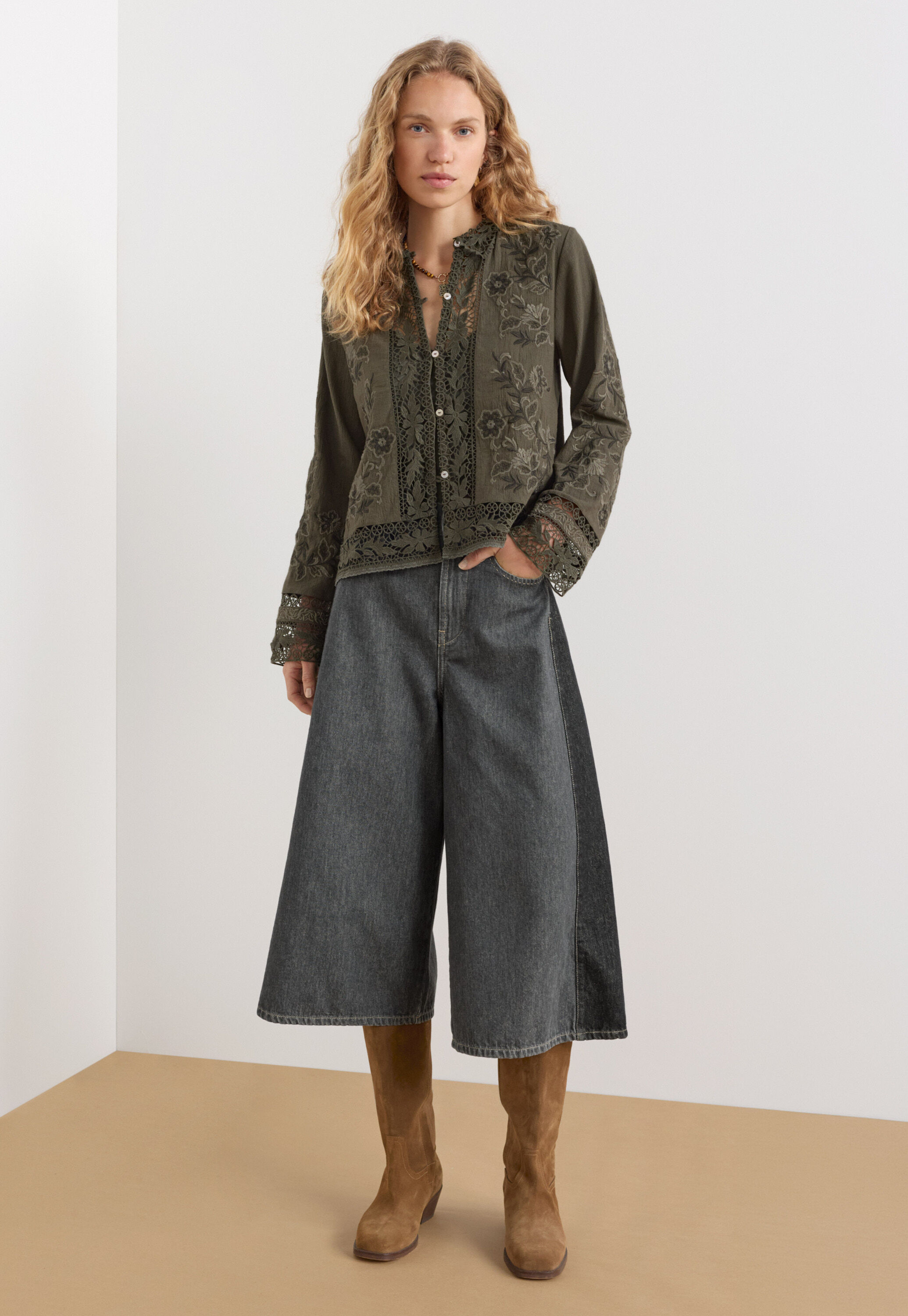 Denim Culotte