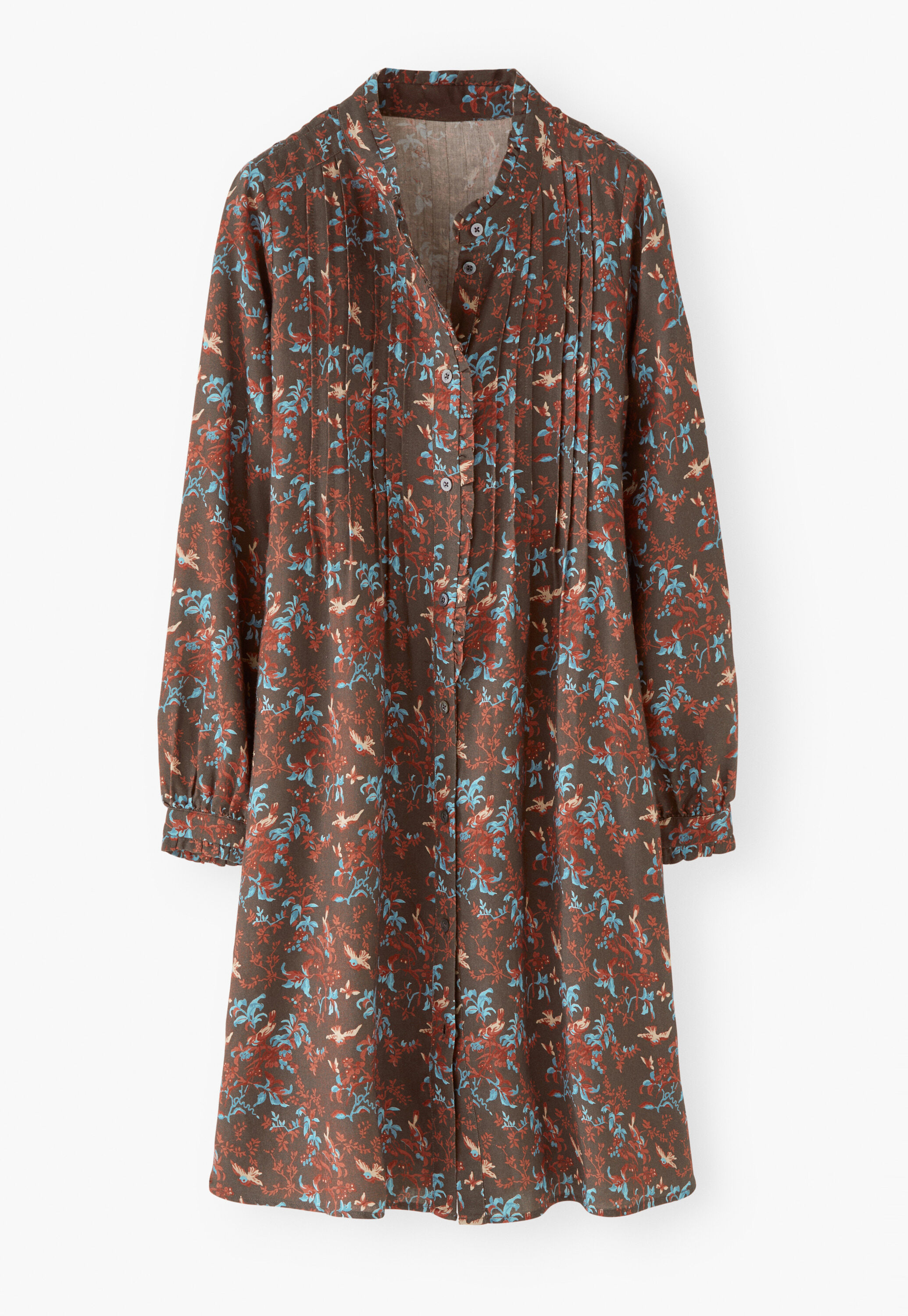 Bedrucktes Hemdblusenkleid