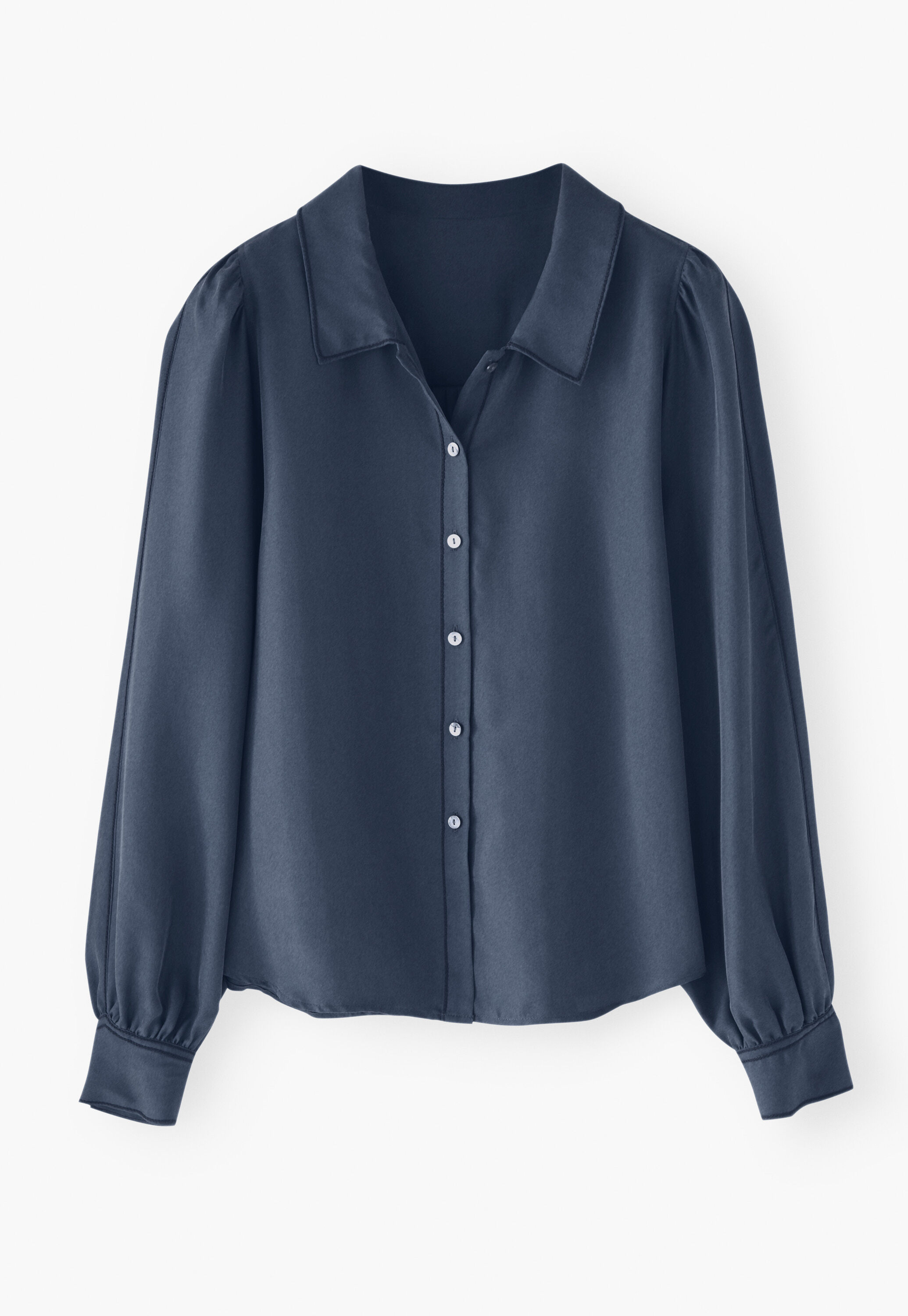 Bluse mit Ziern&auml;hten