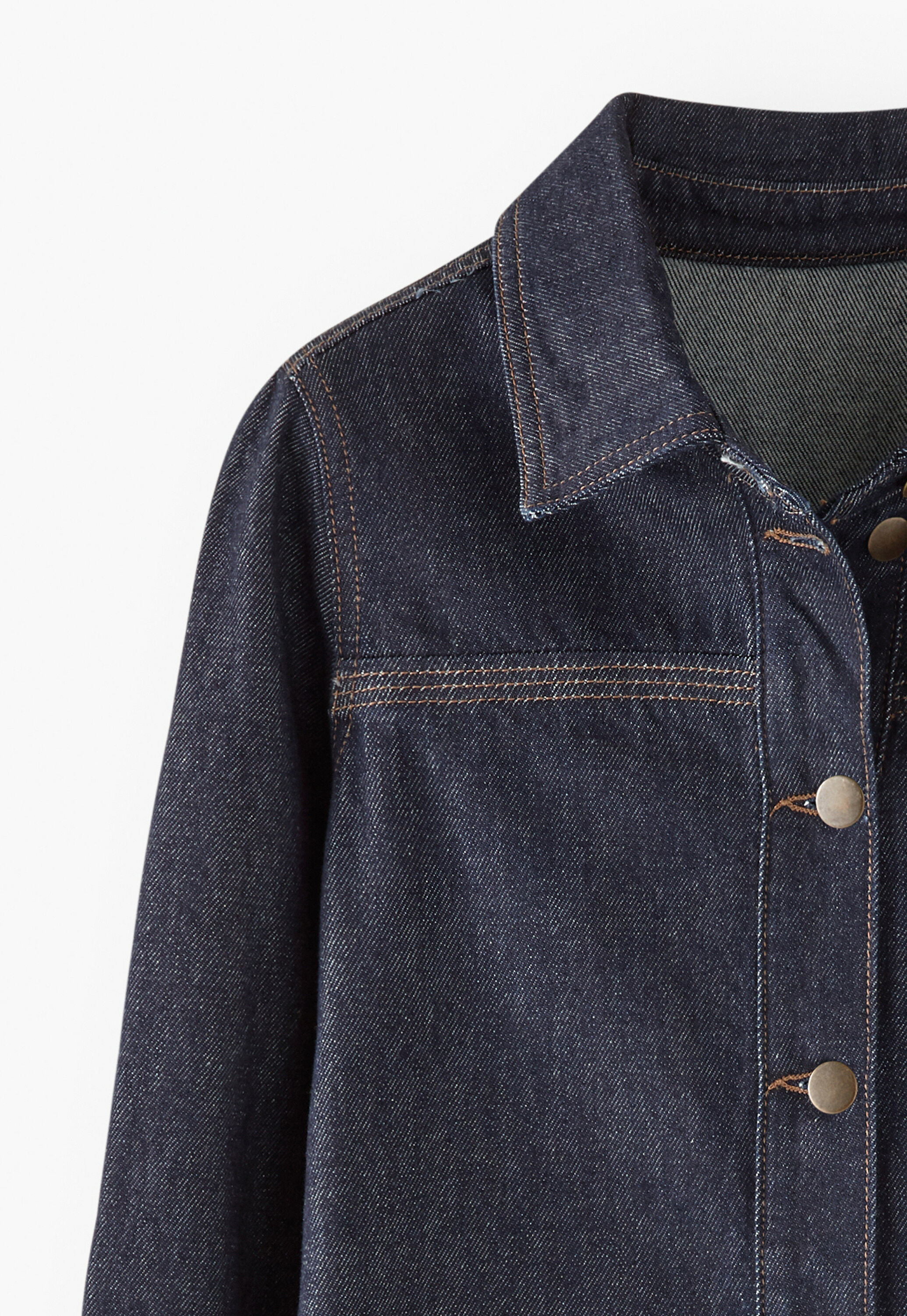 Denim-Kleid in A-Linie