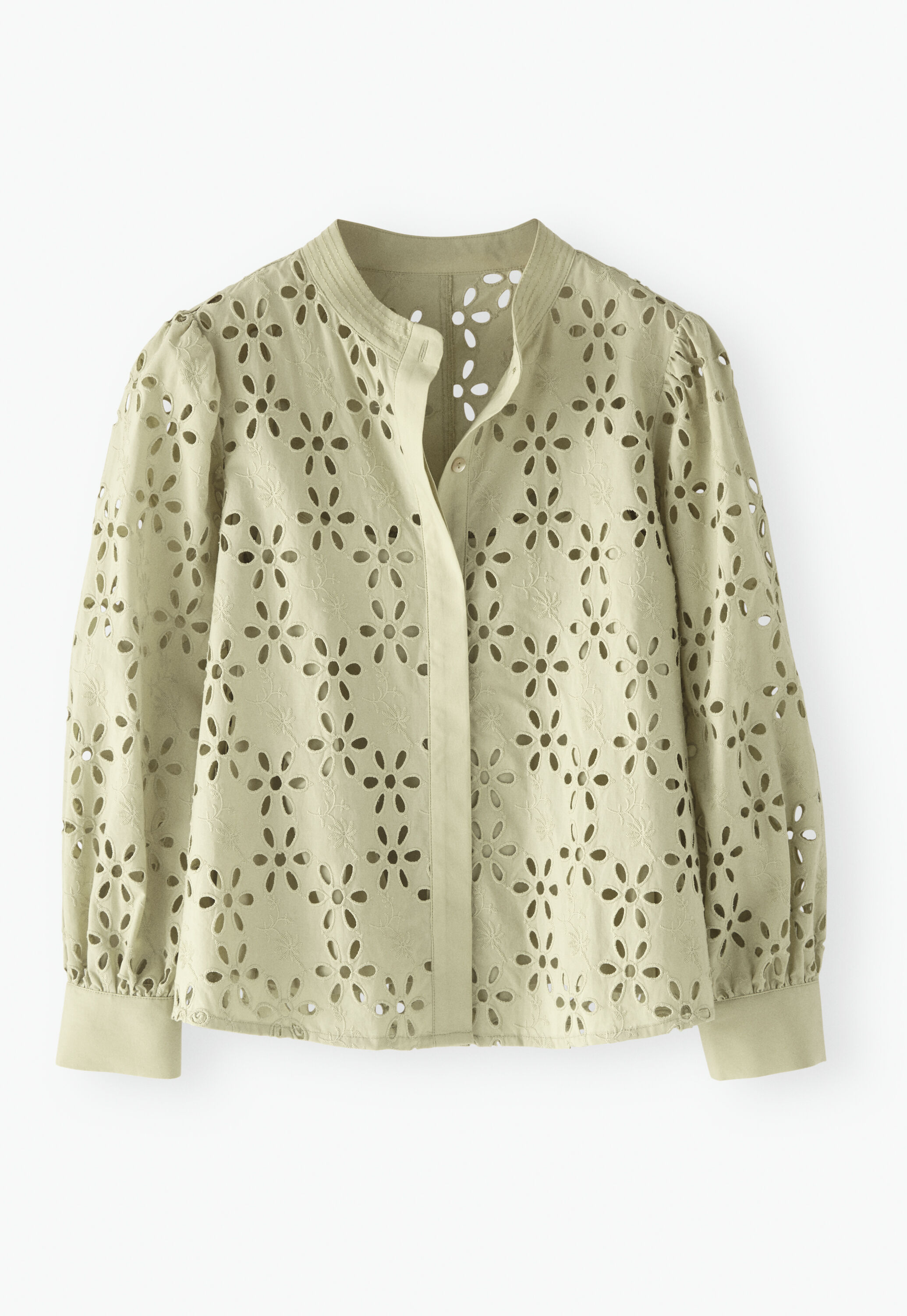 Cutwork-Bluse