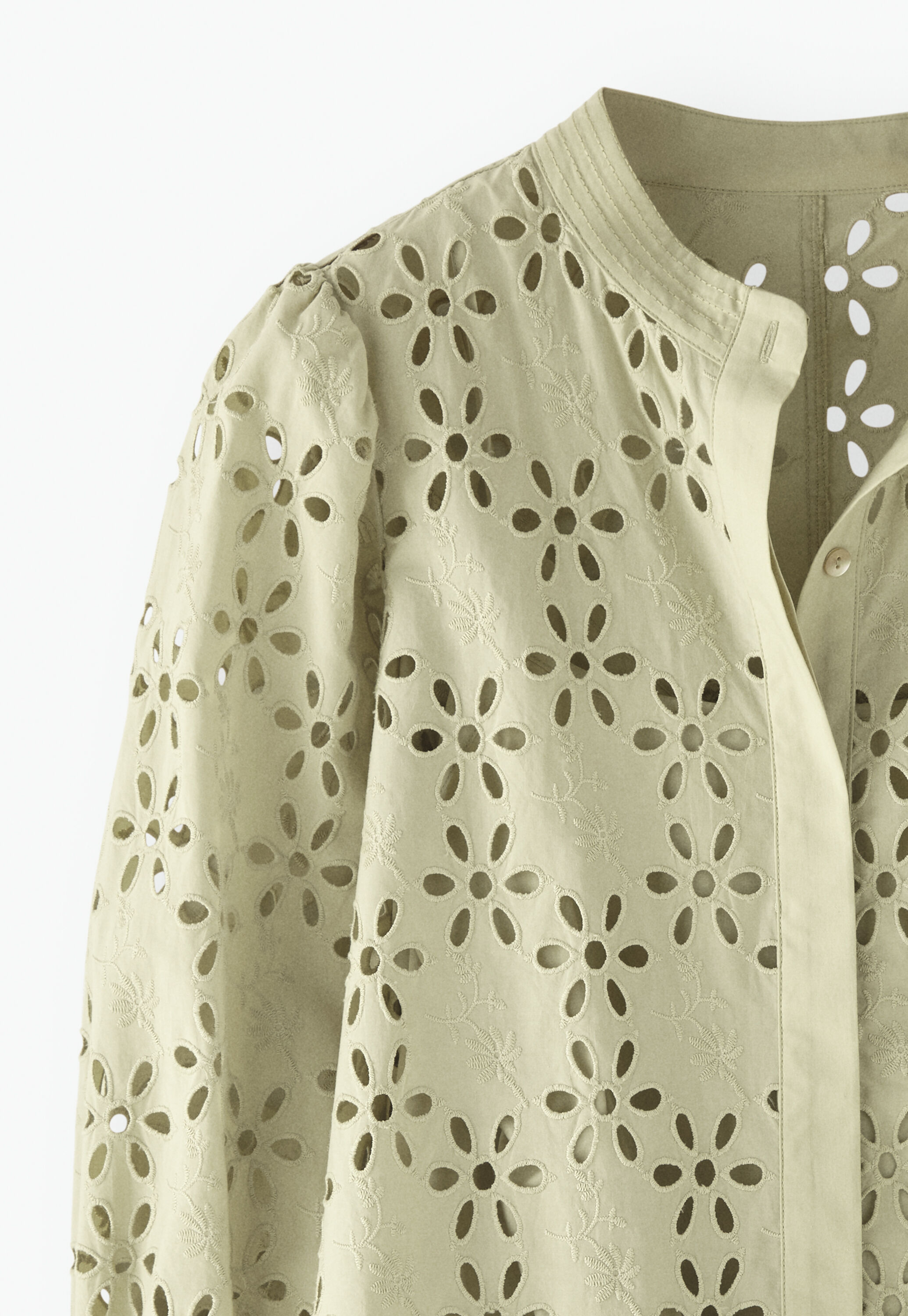 Cutwork-Bluse
