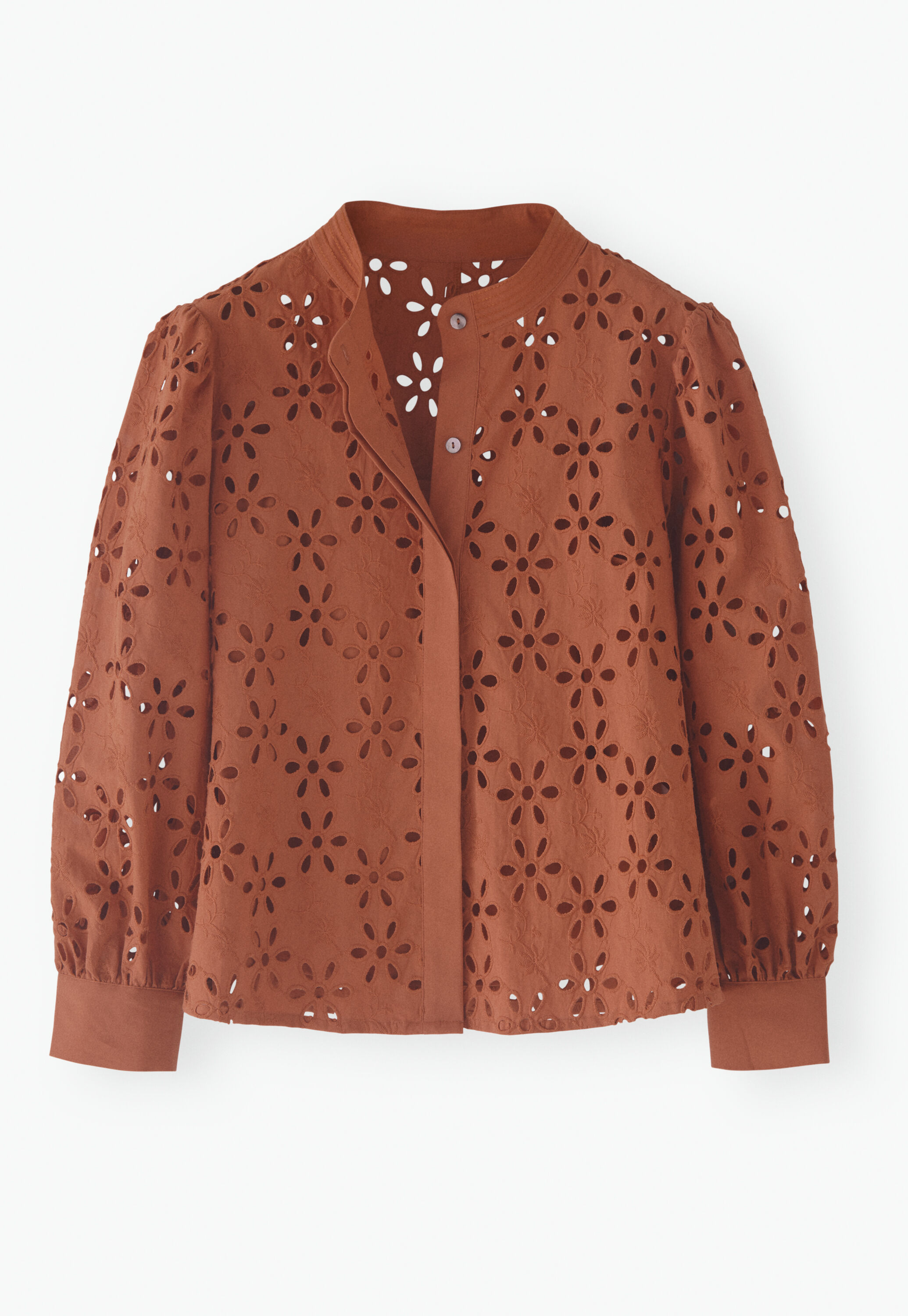 Cutwork-Bluse