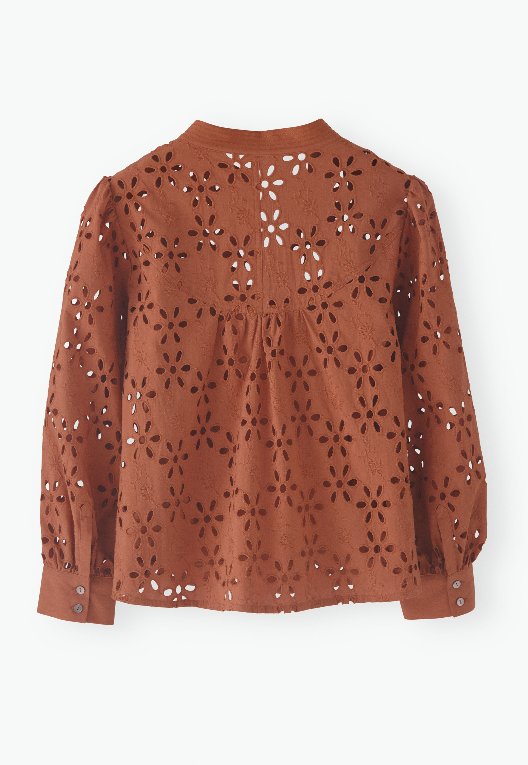 Cutwork-Bluse