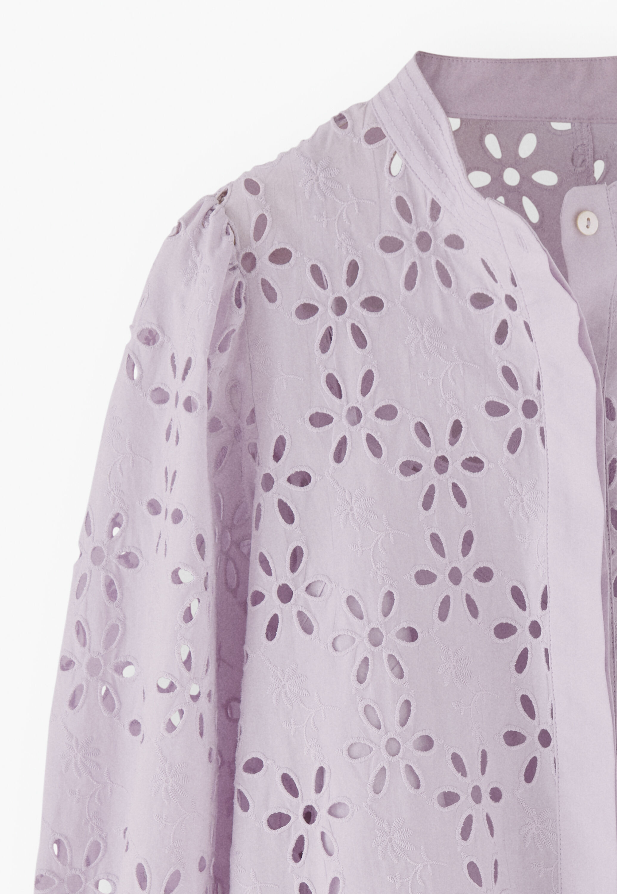 Cutwork-Bluse