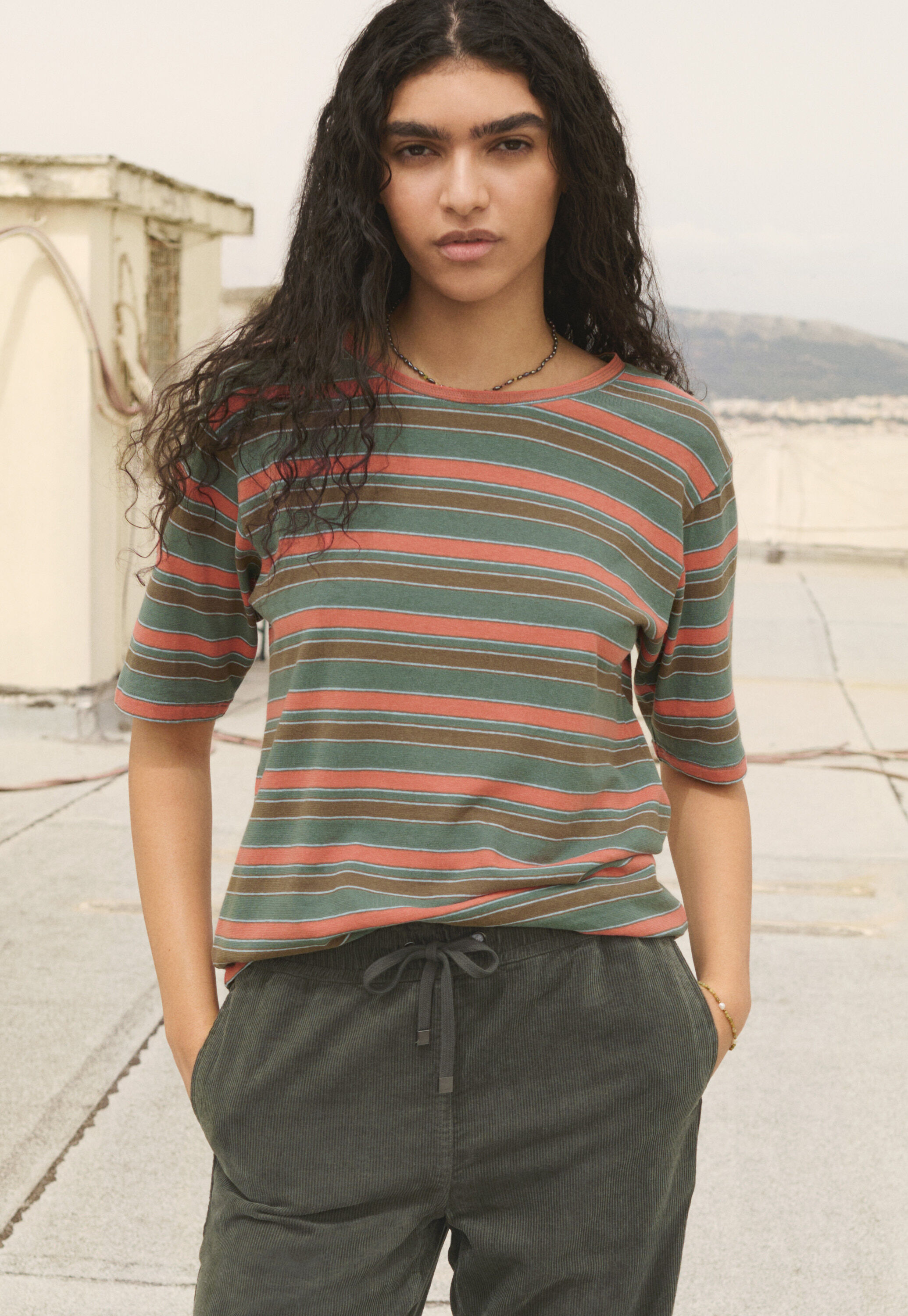 Gestreiftes T-Shirt