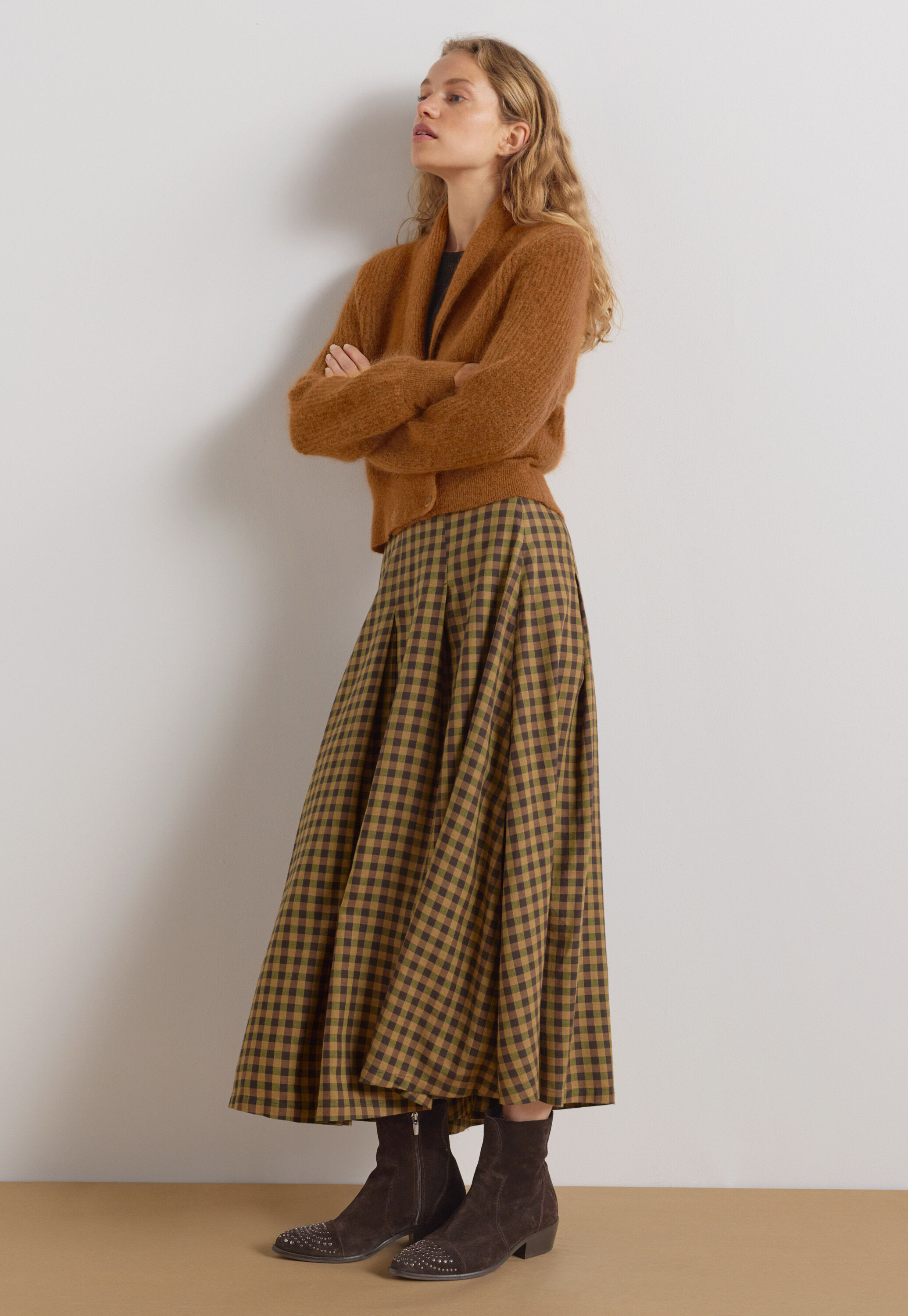 Cardigan mit Schalkragen