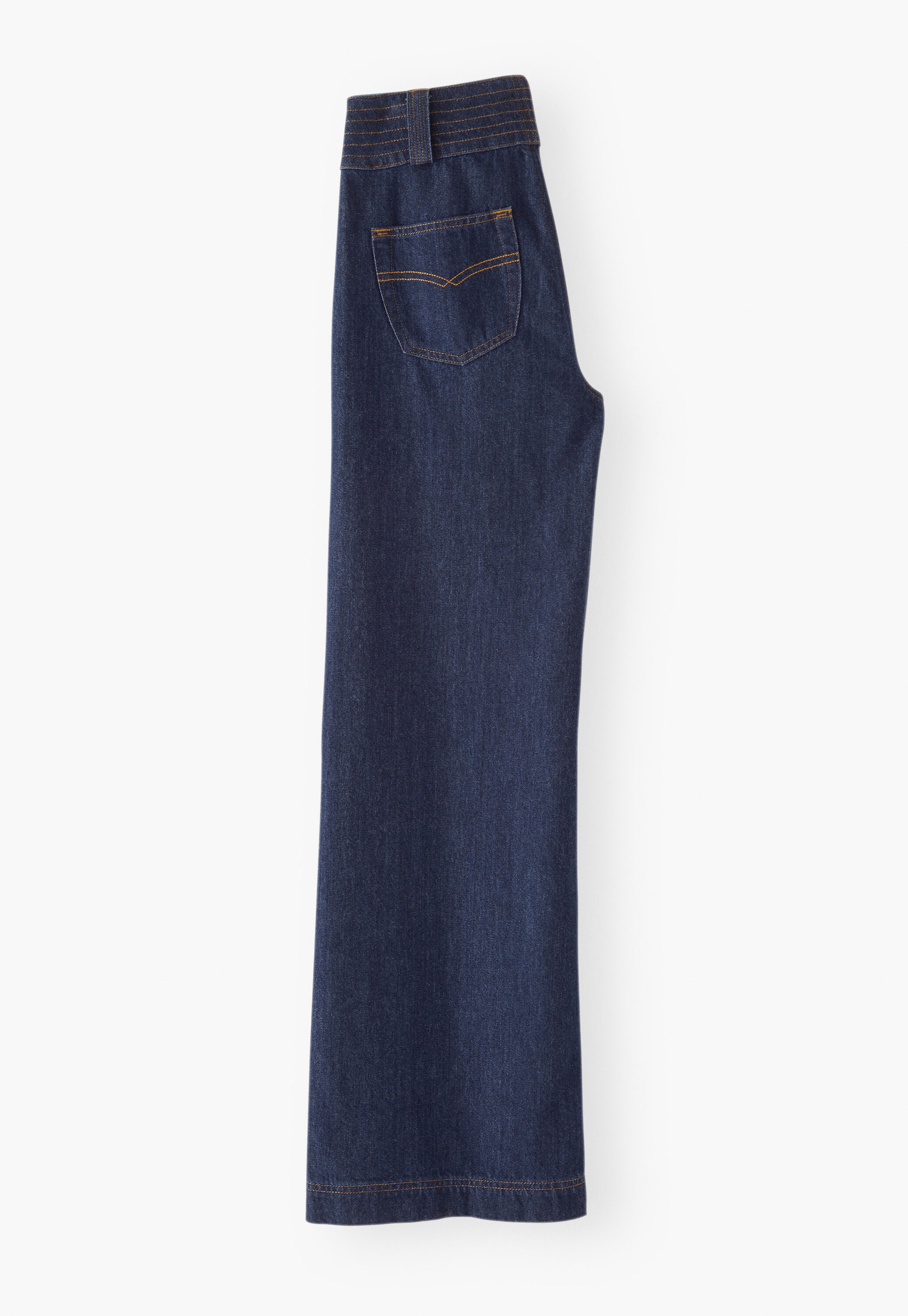 Flie&szlig;ende Jeans mit weitem Bein