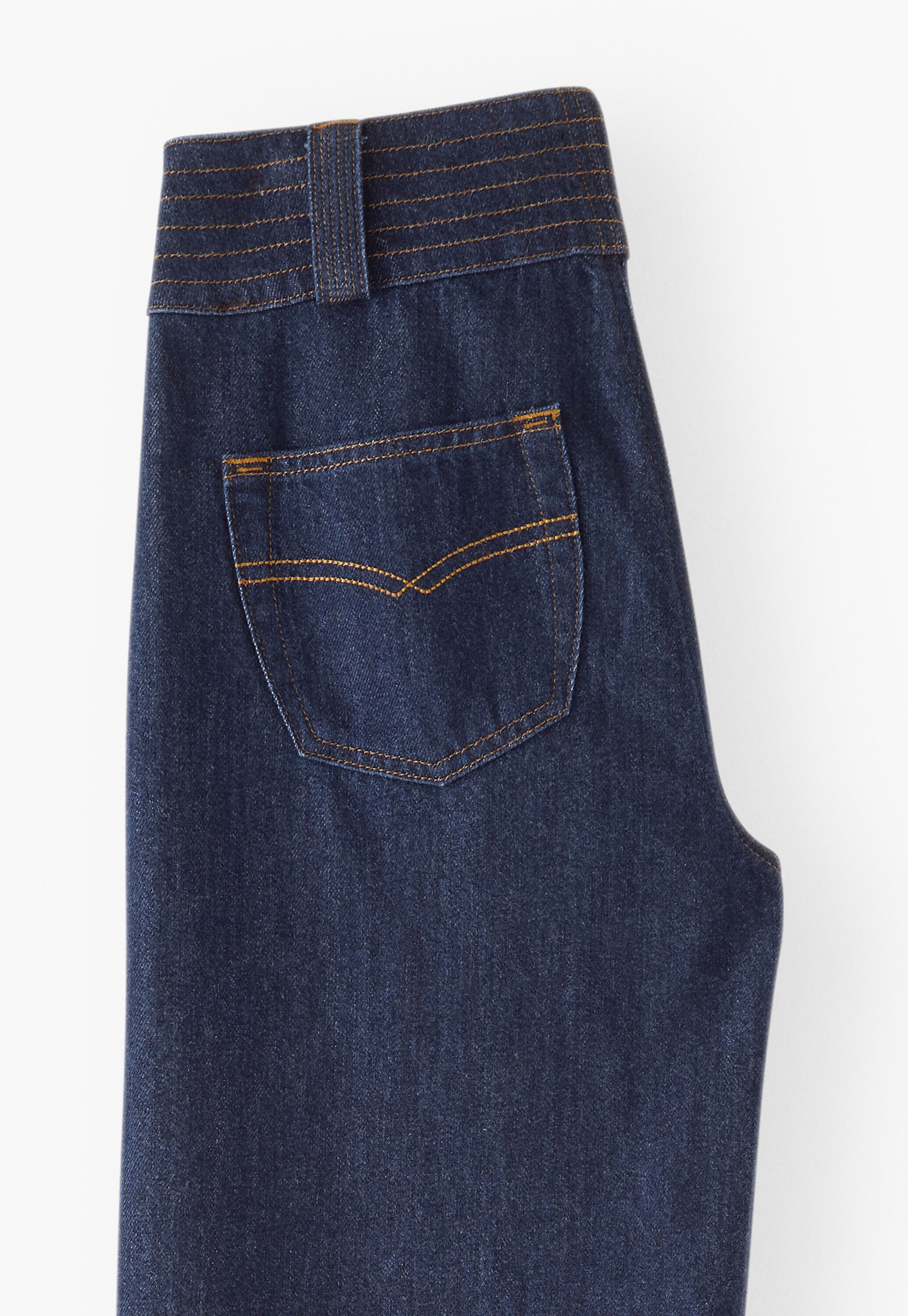 Flie&szlig;ende Jeans mit weitem Bein