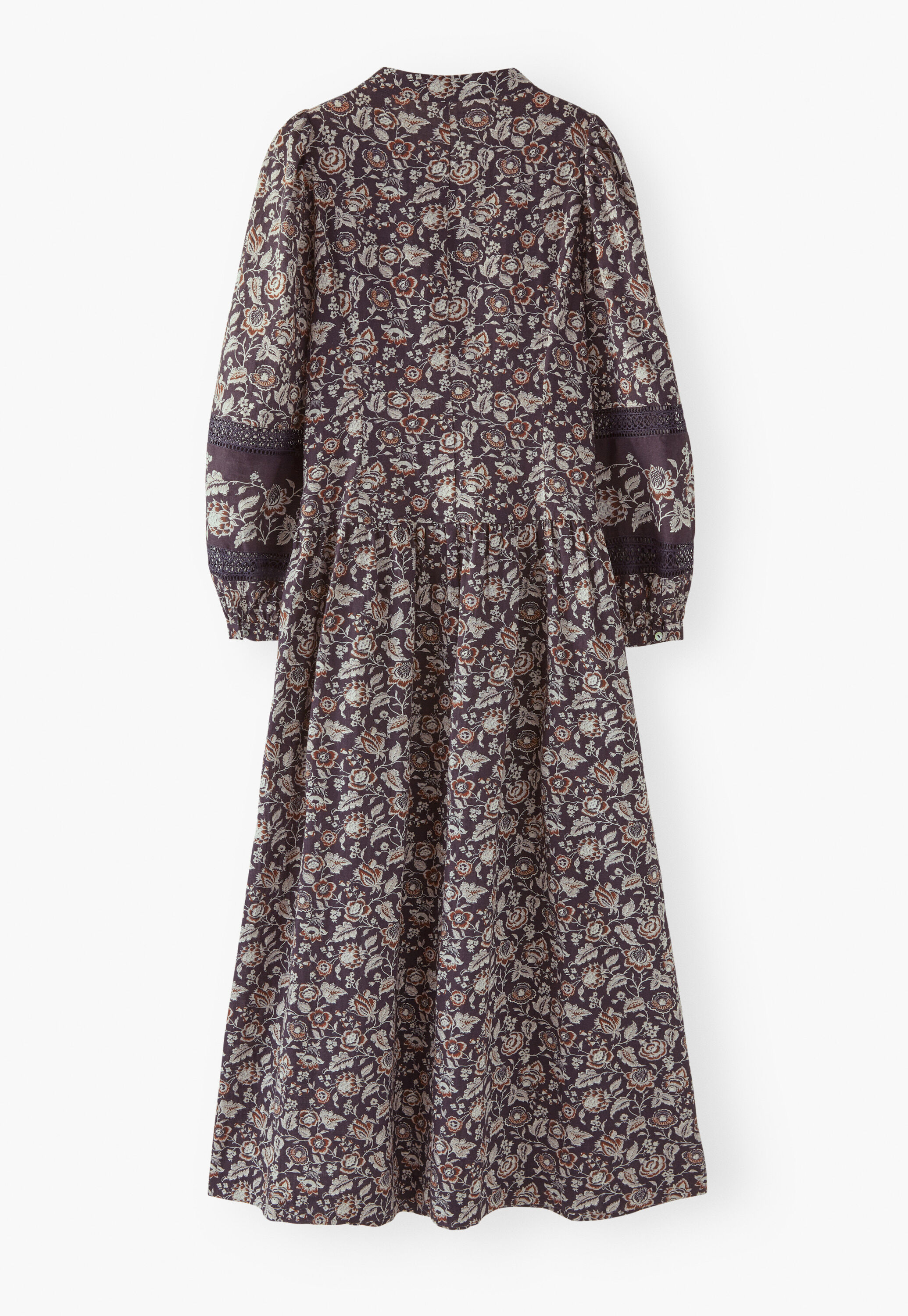 Print-Kleid mit tiefer Taille