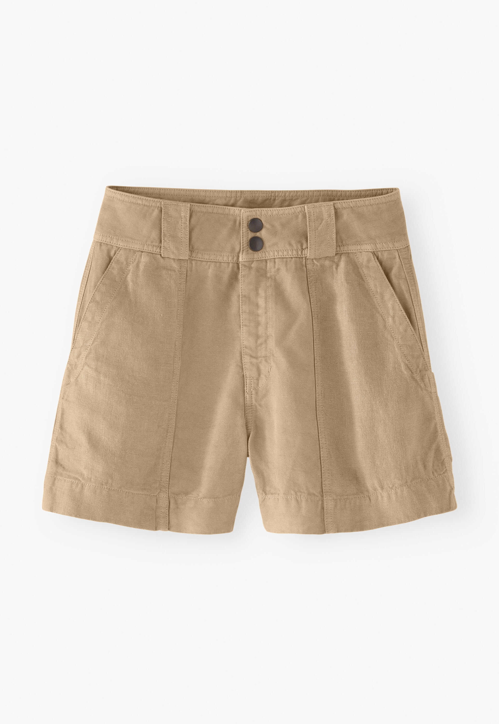 Kontraststoff-Shorts